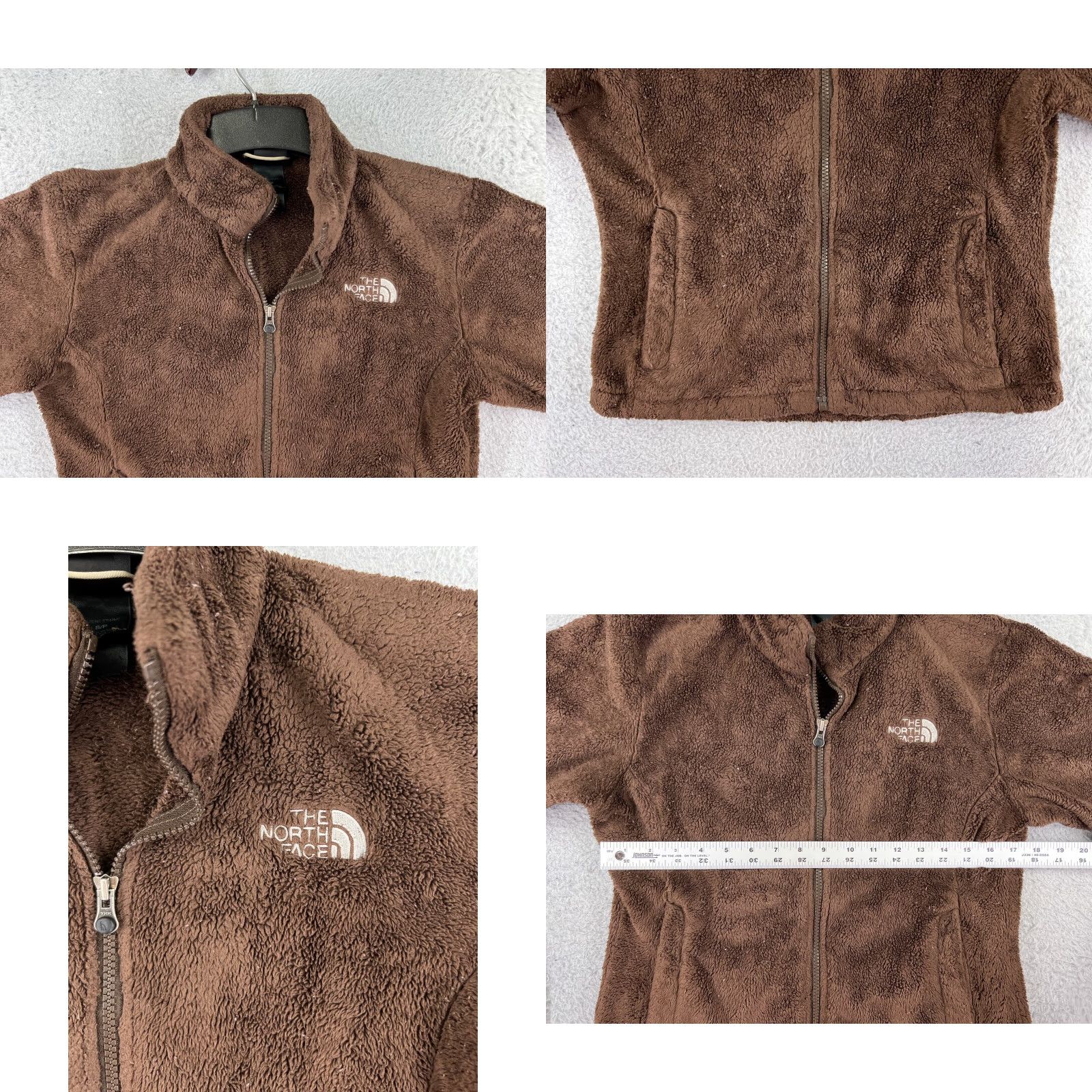 The North Face The North Face Sweater Women S Brown Fleece Mock Neck Pullover Casual Regular Size Small | Logo Accent Men/Women? Size S / US 4 / IT 40 - 8 Thumbnail
