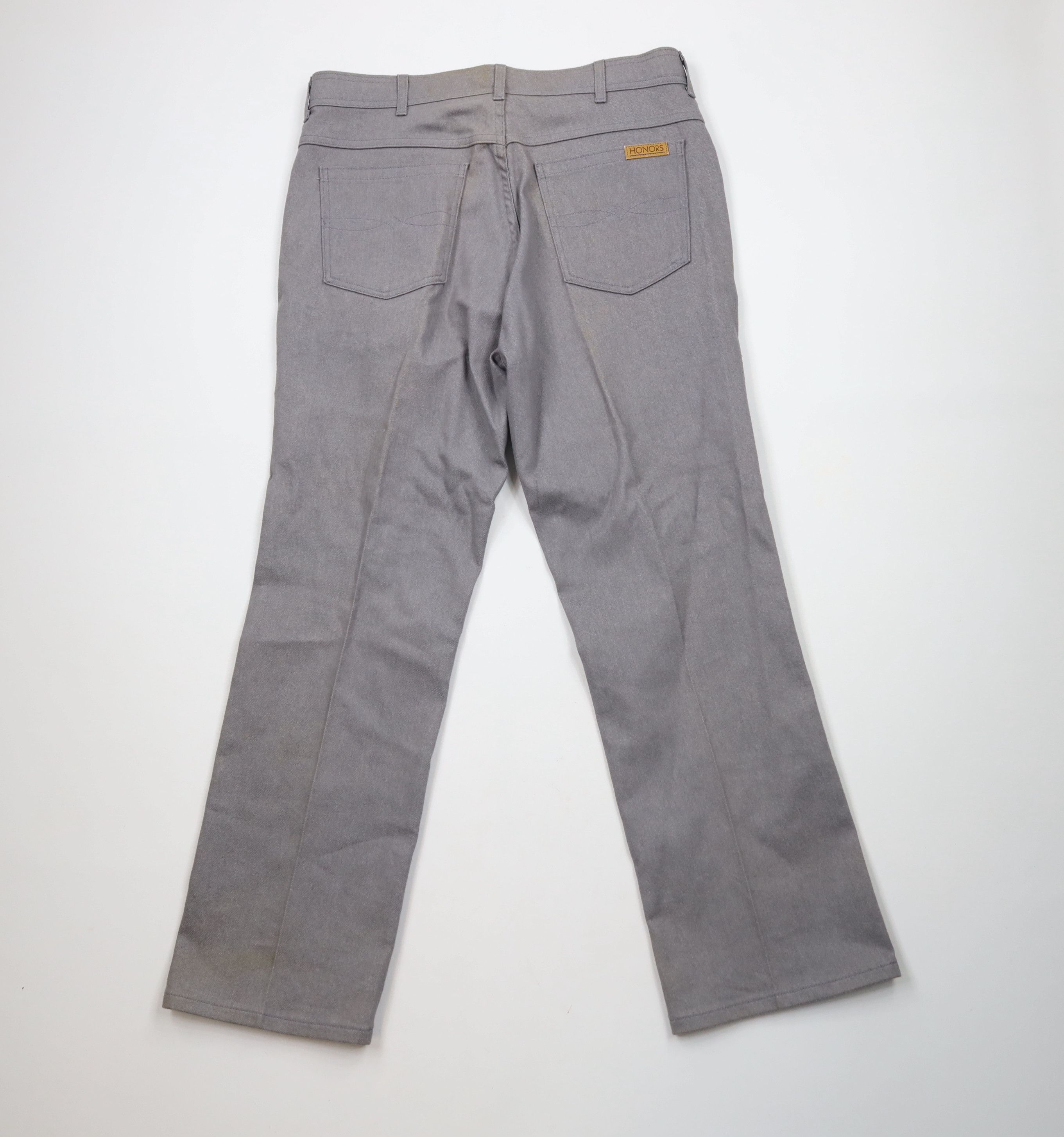 Vintage Vintage 90s Streetwear Flared Wide Leg Denim Jeans Gray USA Size US 36 / EU 52 - 11 Thumbnail