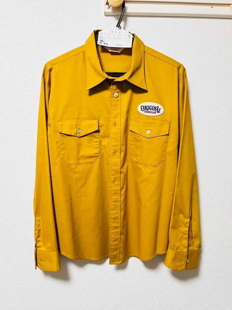 Tenderloin Tenderloin Mustard Yellow Long-Sleeve Work Shirt Size US L / EU 52-54 / 3 - 1 Thumbnail