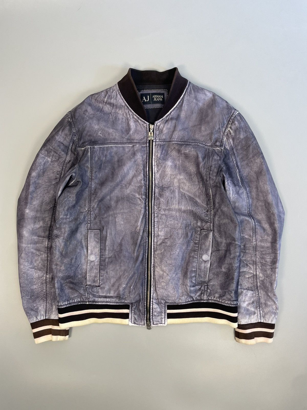 ジャケット・アウター Armanijeans horse leather hybrid bomber Armanijeans horse leather hybrid bomber undefined