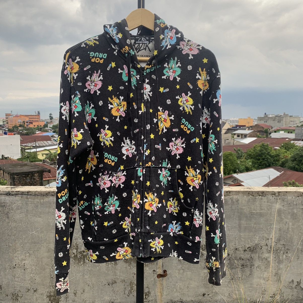 Hysteric Glamour HYSTERIC GLAMOUR X FRANK KOZIK “P0P DRUGS” Hoodie Size US M / EU 48-50 / 2 - 2 Thumbnail