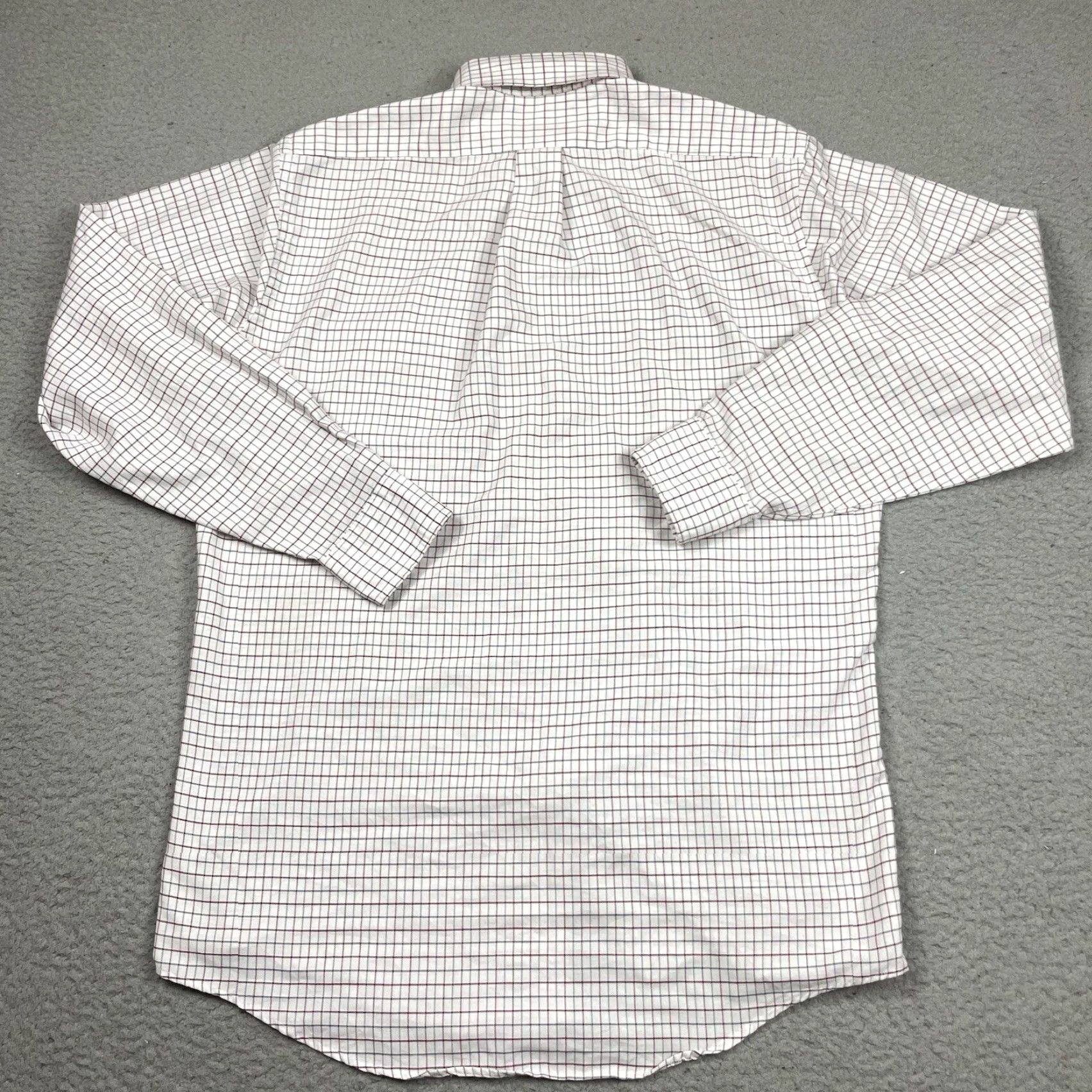 Vintage VINTAGE LL Bean Shirt Mens 15.5 White Plaid Long Sleeve Button Pocket Casual Vtg Size US L / EU 52-54 / 3 - 7 Thumbnail
