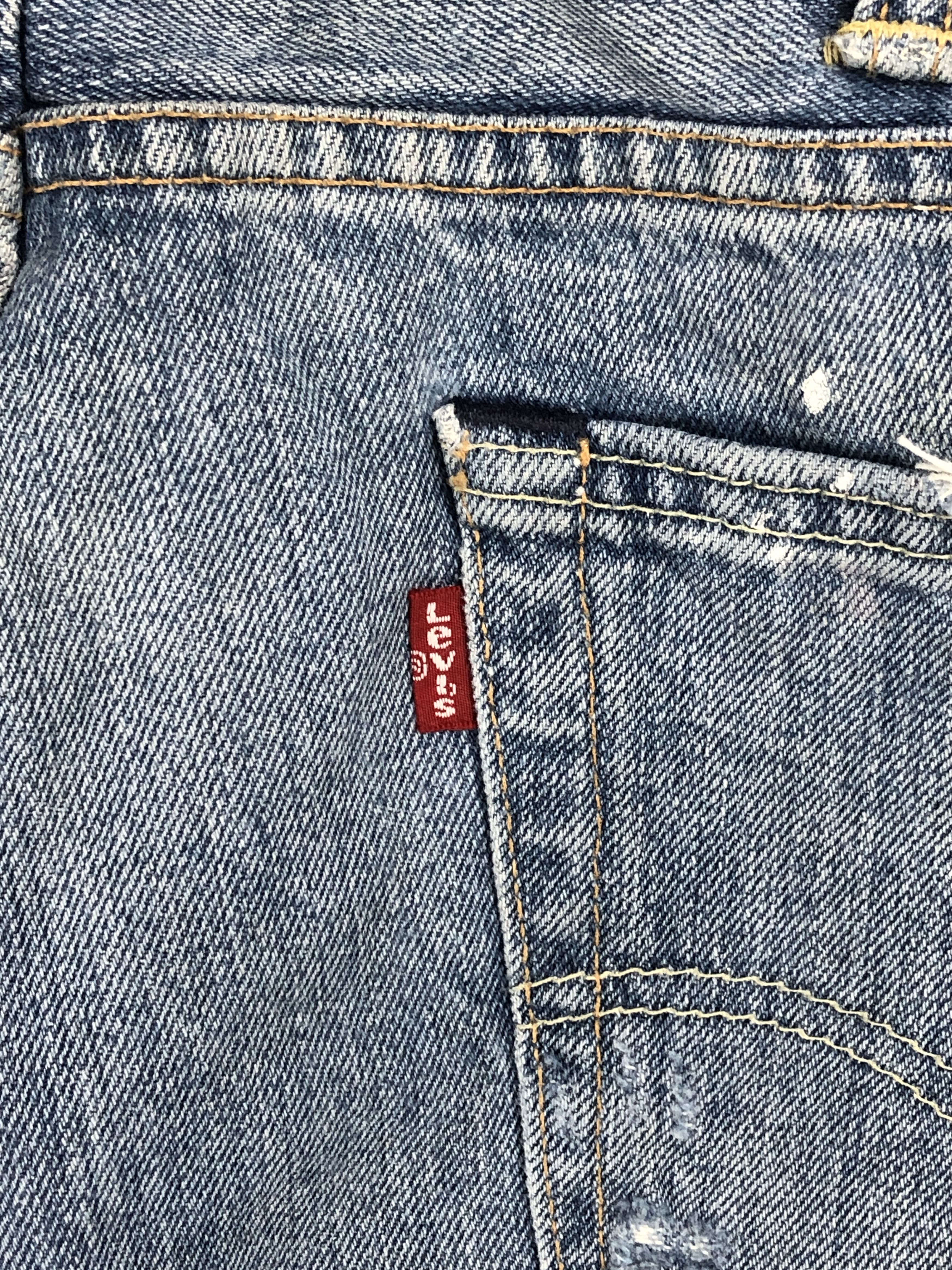 Levi's Distressed Paint Splash Vintage Levis 511 Jeans DP2252 Size US 39 - 6 Thumbnail