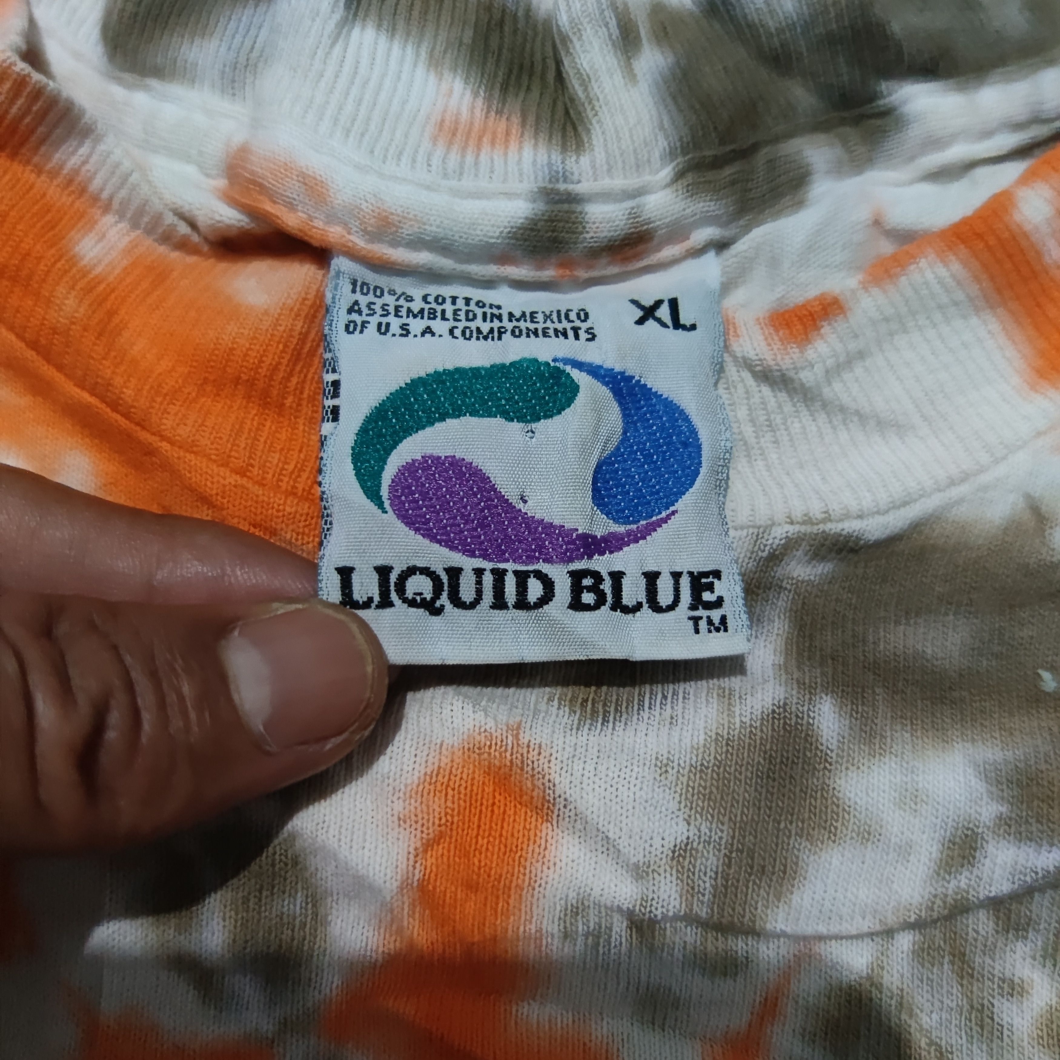 Liquid Blue × NFL Vintage 90s Liquid Blue NFL Cleveland Browns Tie Dye T Shirt Size US XL / EU 56 / 4 - 4 Thumbnail