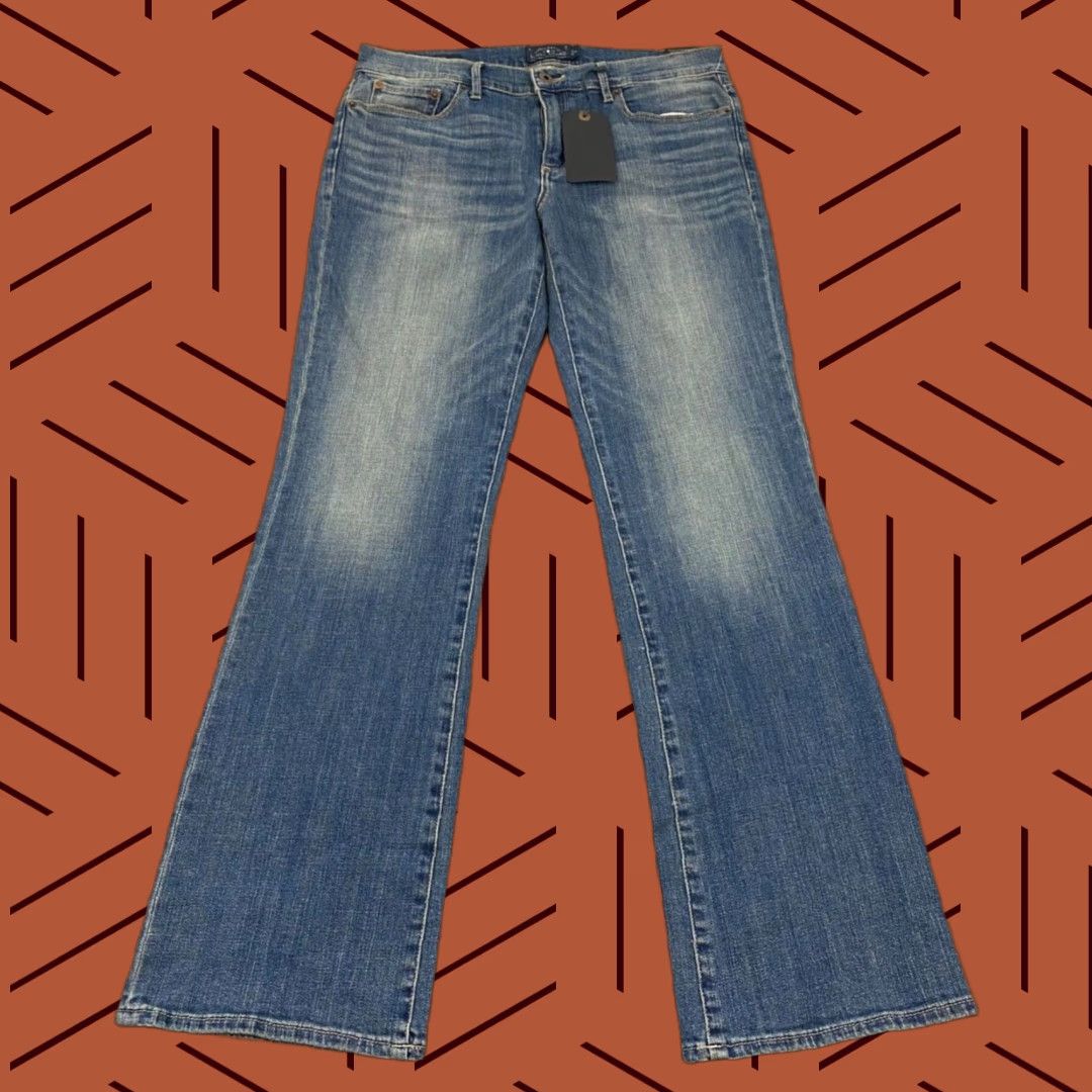 Lucky Brand Lucky Brand Sweet Boot Jeans Womens 12 Blue Wash Denim Stretch Mid-Rise NEW Size 34" / US 12 / IT 48 - 1 Thumbnail