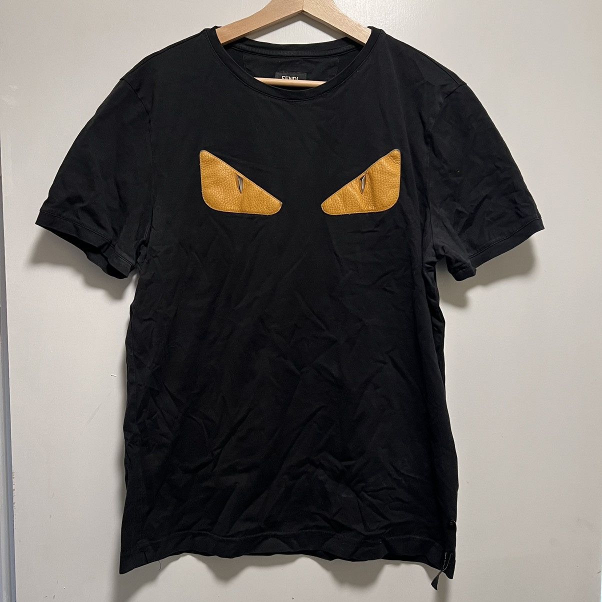 Fendi Fendi Tired Eye Bag Bug Tee Black Size US L / EU 52-54 / 3 - 1 Thumbnail