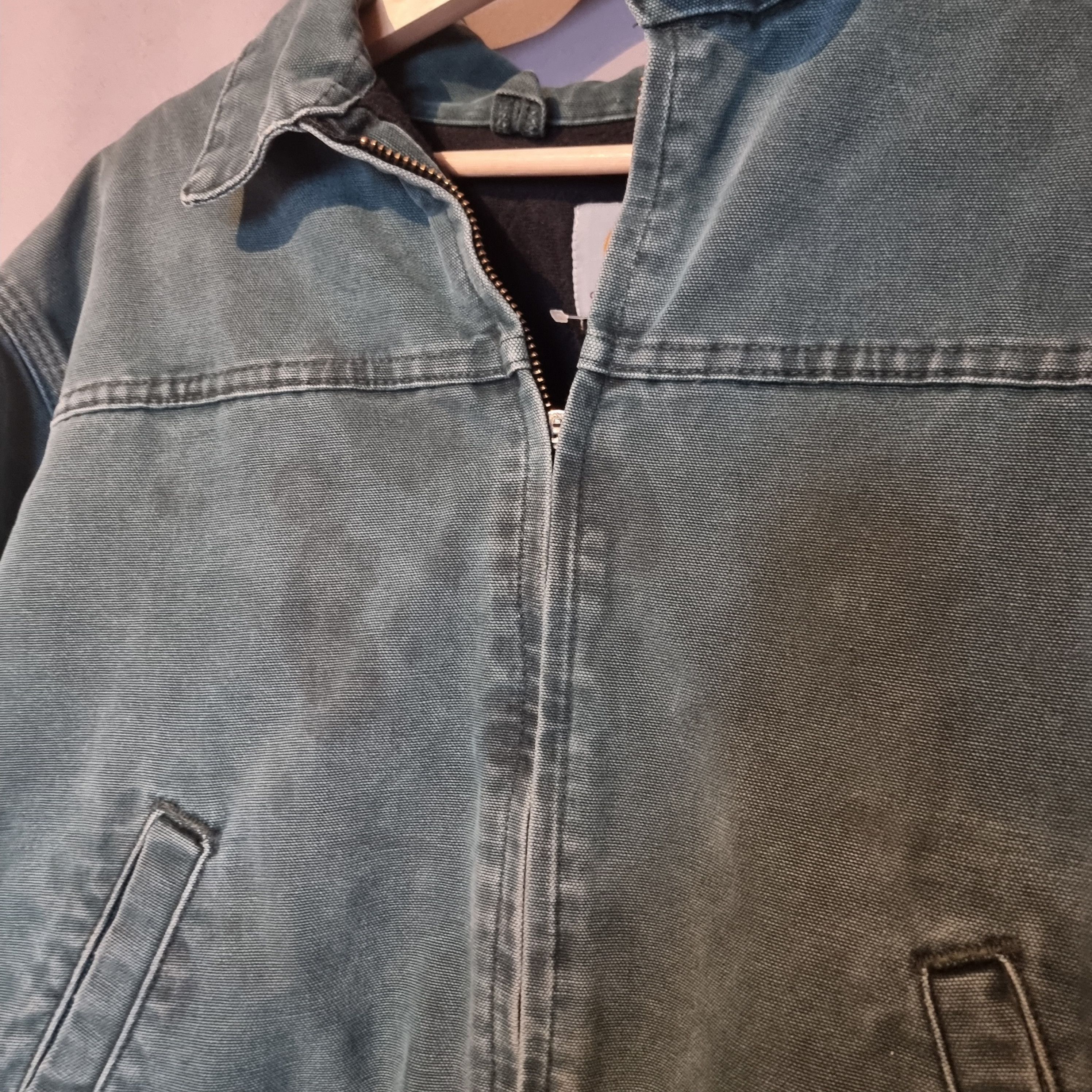 Carhartt Carhartt Santa Fe Lined Jacket Fades Green 90s Size US S / EU 44-46 / 1 - 3 Thumbnail
