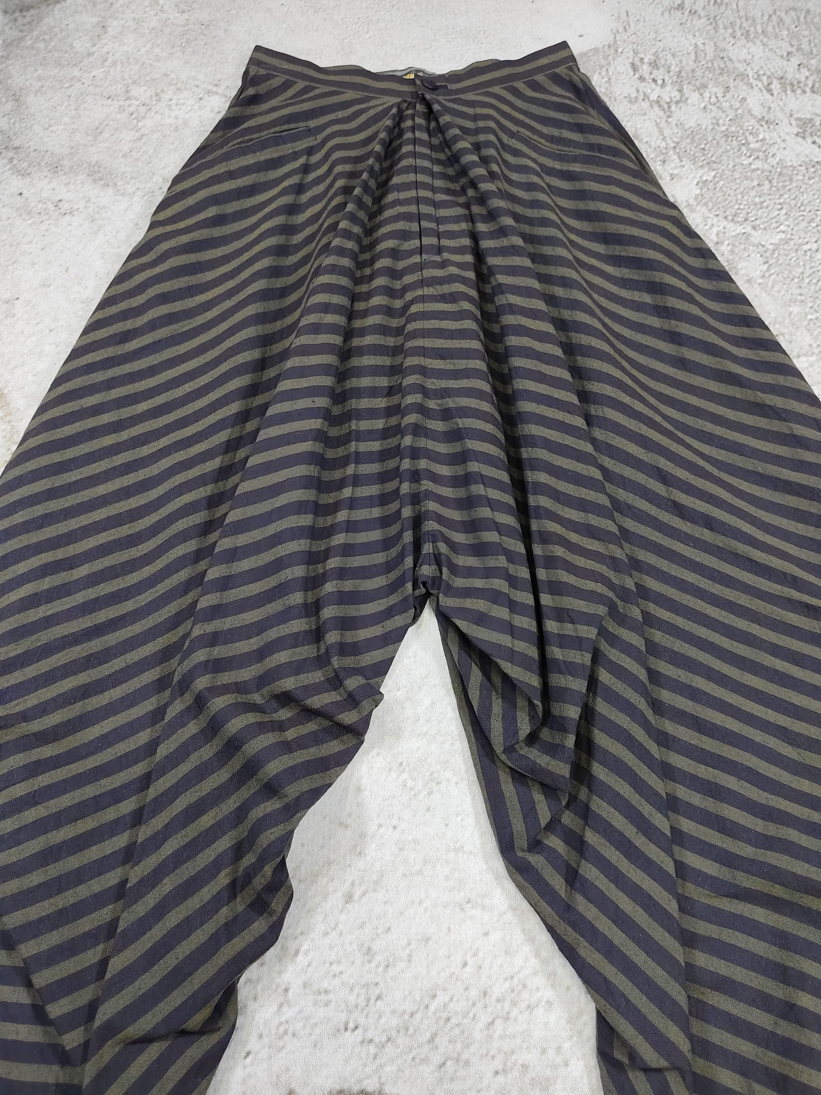Issey Miyake 80s Issey Miyake- Archived Runway Sculptural Hakama Samurai Size US 28 / EU 44 - 3 Thumbnail