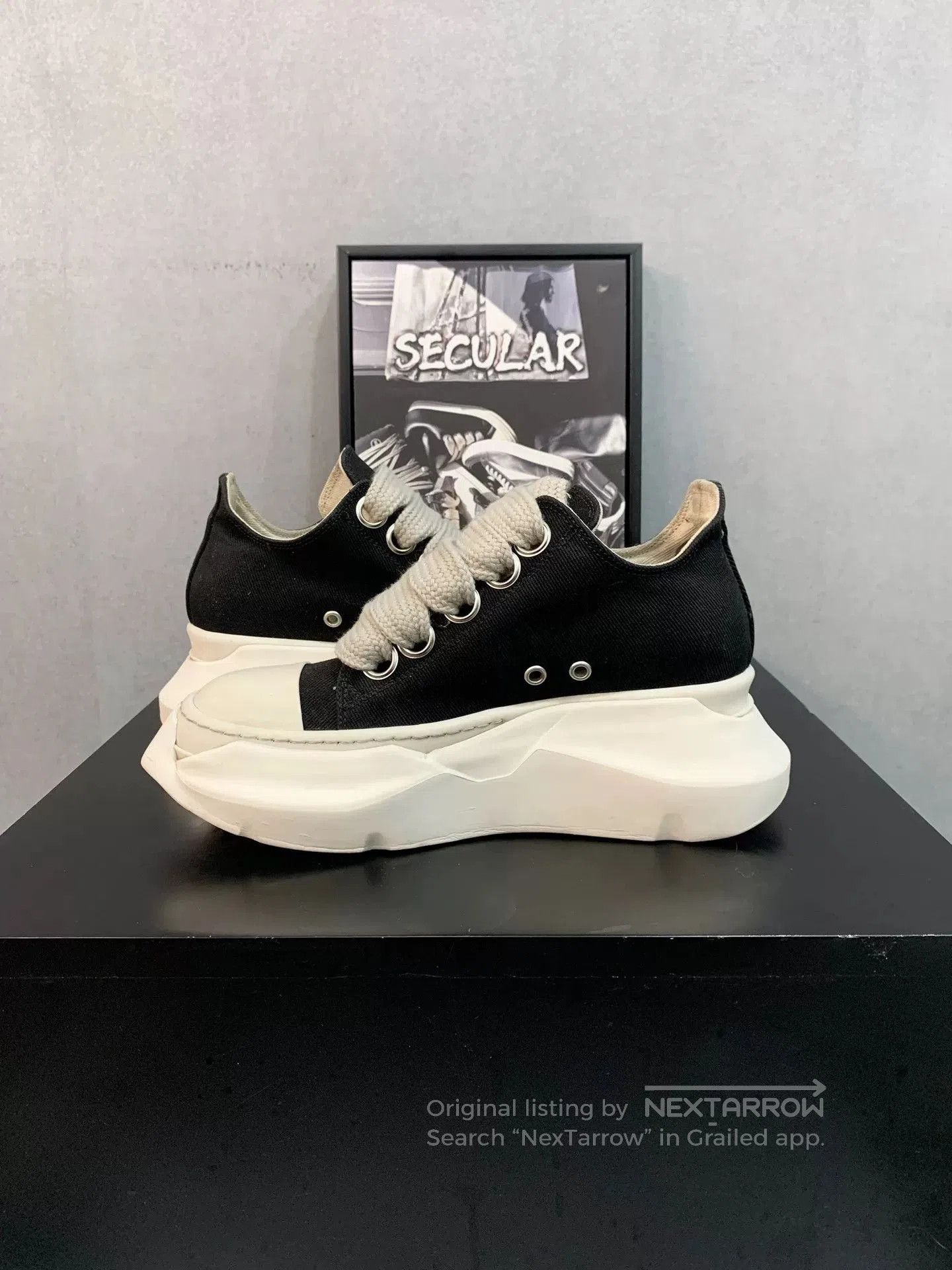Rick Owens Rick Owens Thick Sole Canvas Shoes. Size US 6 / IT 36 - 6 Thumbnail