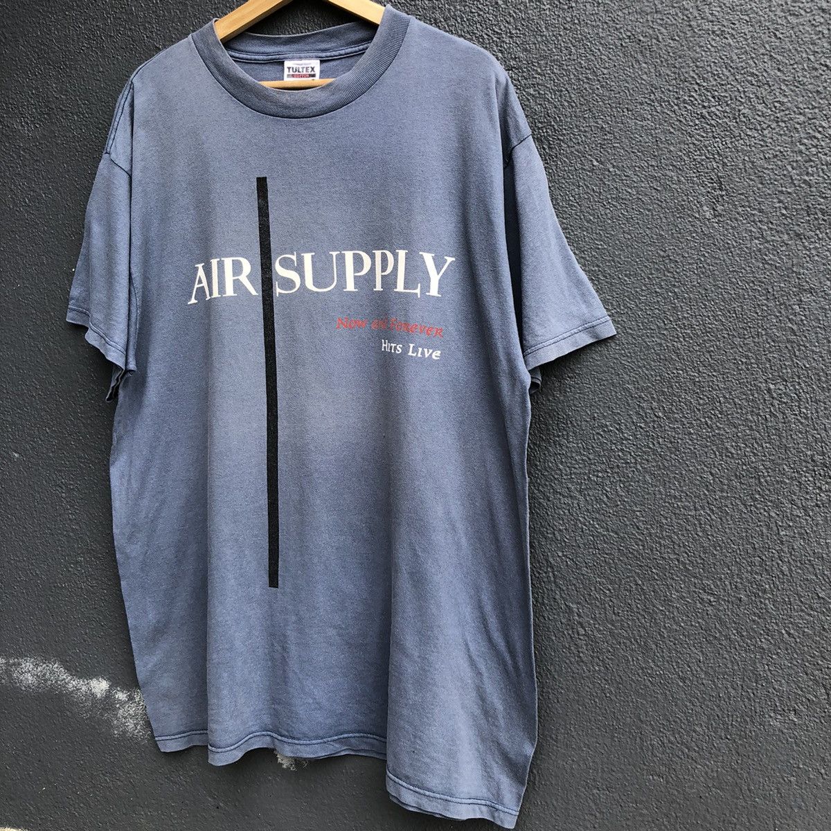 Band Tees Vintage 90s Sunfaded Air Supply Tour Tee Size US XL / EU 56 / 4 - 4 Thumbnail