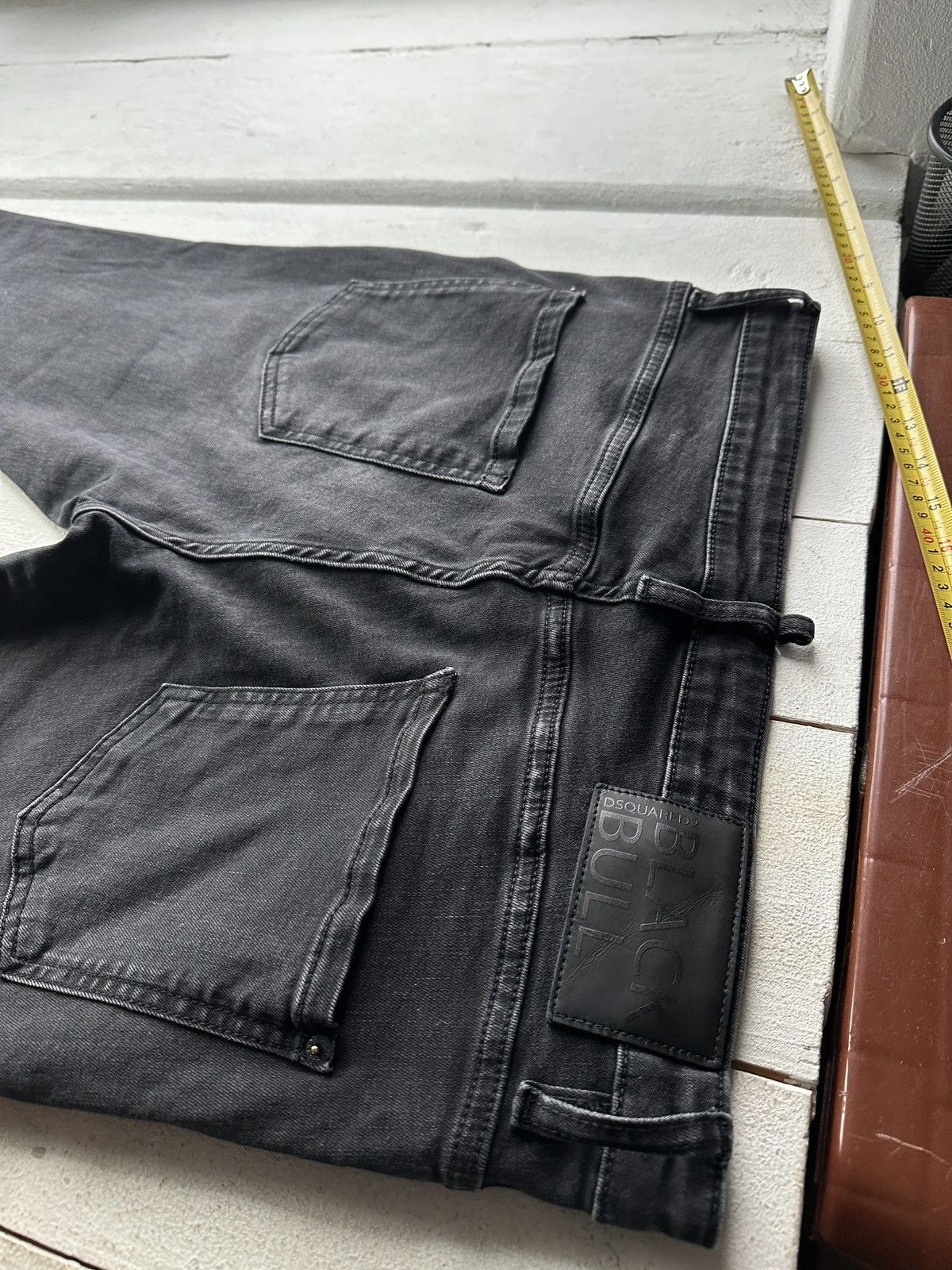 Dsquared2 🚨PUNK DSQUARED2 OPIUM SKINNY 96 BLUE MENS JEANS Y2k BIKER Size US 35 - 9 Thumbnail