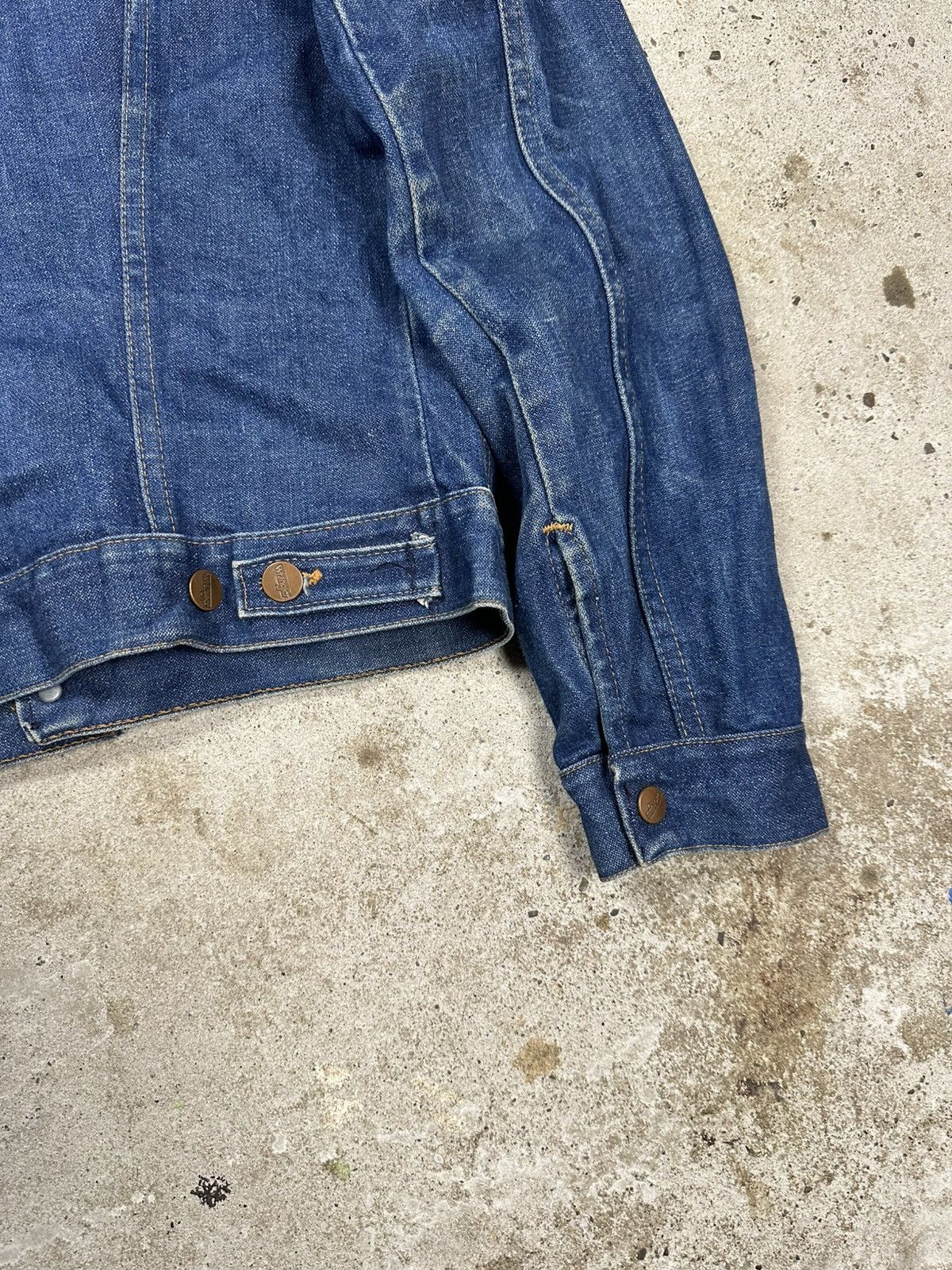 Wrangler Vintage 70s Wrangler Denim Jeans Trucker Jacket Size US S / EU 44-46 / 1 - 13 Thumbnail
