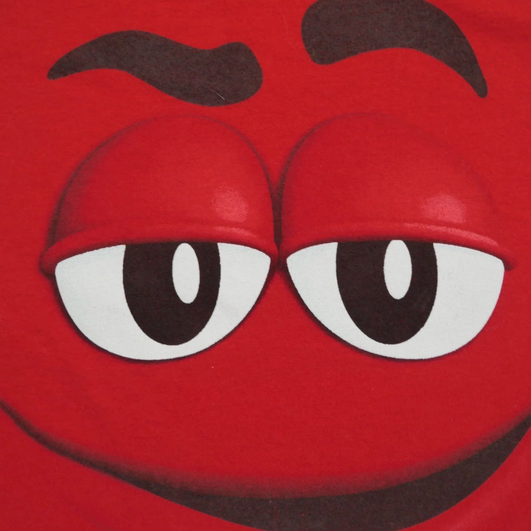 Vintage M & M Candy T Shirt Mens Adult Large Red Face Smile Logo Size US L / EU 52-54 / 3 - 3 Thumbnail