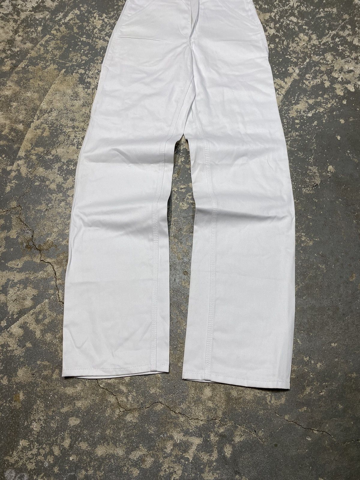 Carhartt × Vintage Vintage Stone Cutter Carpenter Painter Pants White Baggy New Size US 29 - 7 Thumbnail