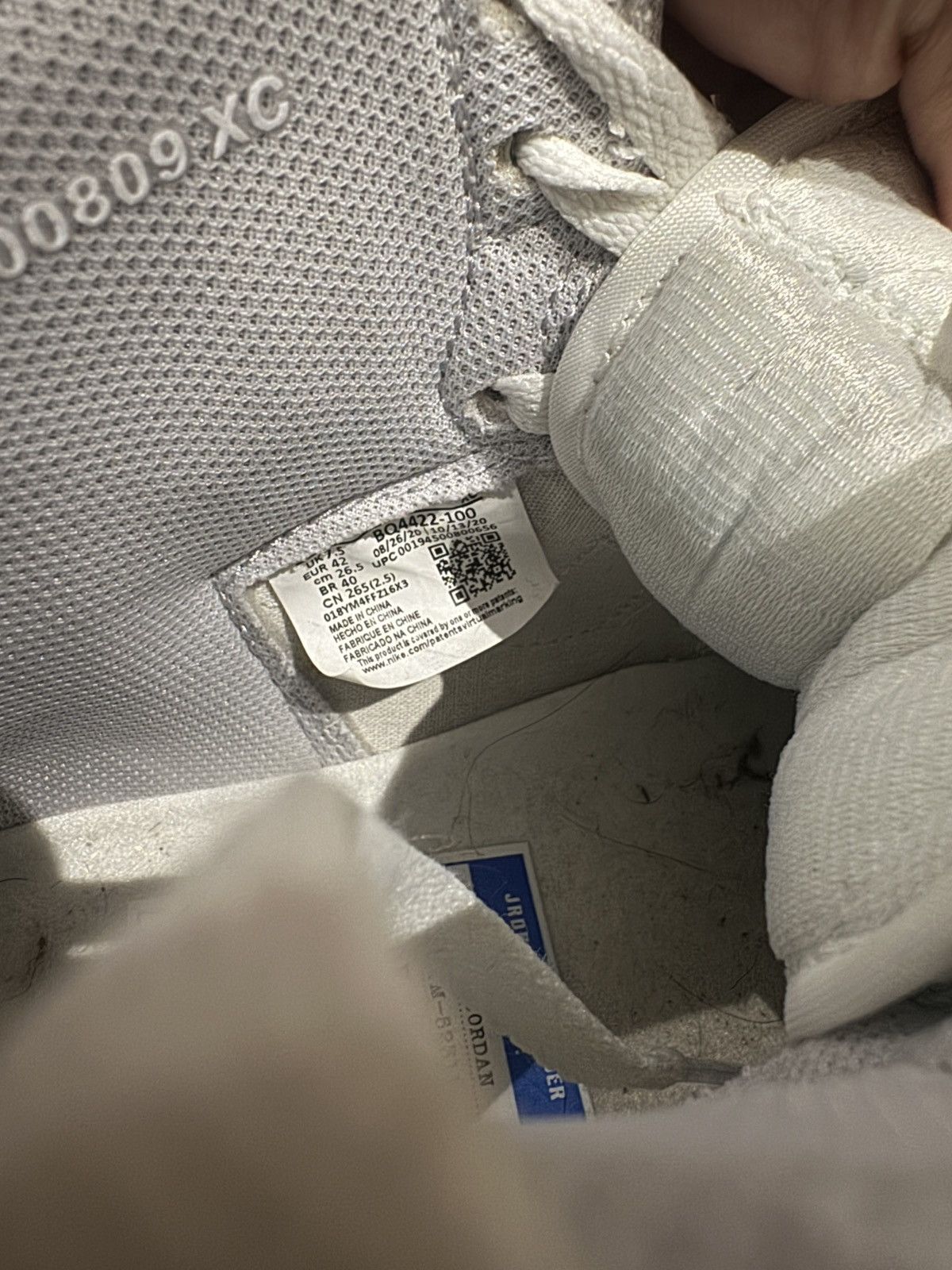 Jordan Brand × Nike AJ 1 85 Hi Neutral Gray Size US 8.5 / EU 41-42 - 6 Thumbnail