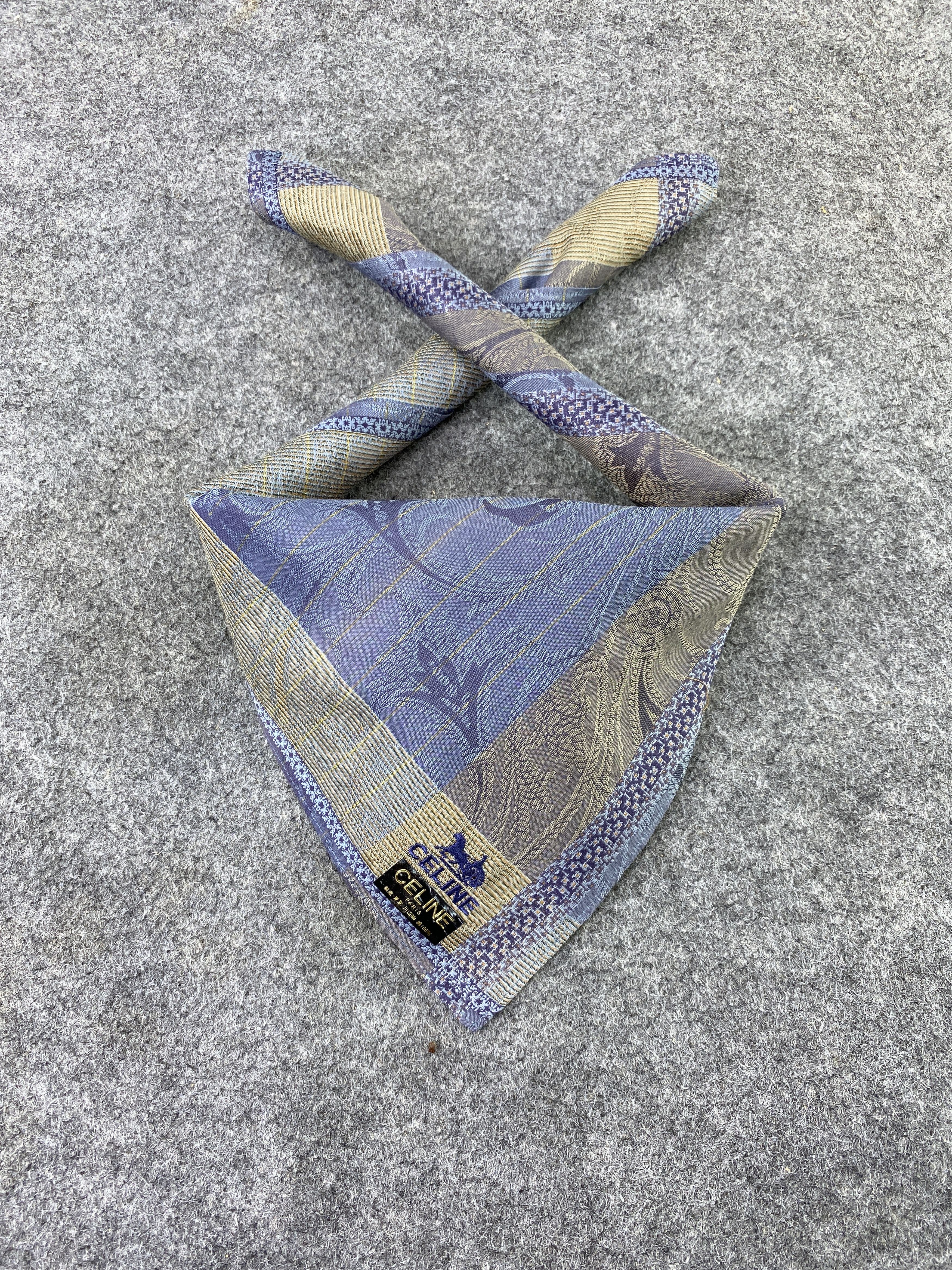Celine Celine Paislee Handkerchief / Bandana / Neckerchief-B419 Size ONE SIZE - 2 Thumbnail