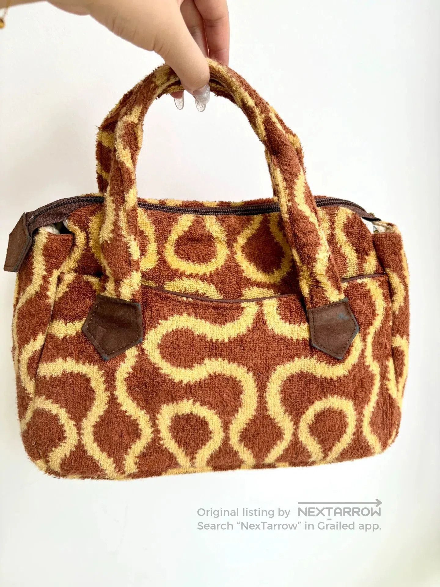 Vivienne Westwood Vivienne Westwood Vintage Brown Pirate Print Handbag. Size ONE SIZE - 3 Thumbnail