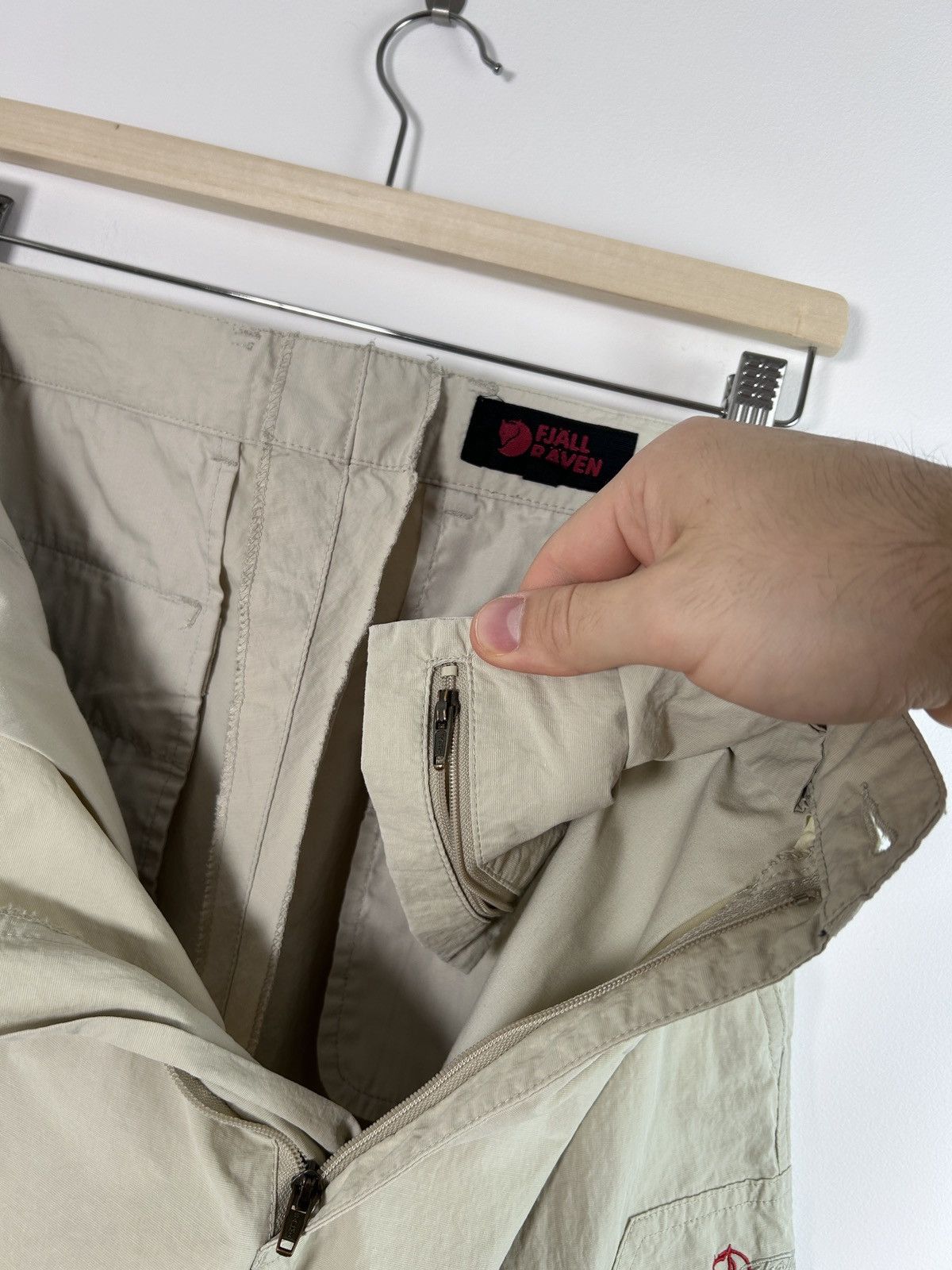 Fjallraven × Vintage Fjallraven Outdoor Zip-Off Transformer Pants + Shorts Hiking Size US 31 - 11 Thumbnail