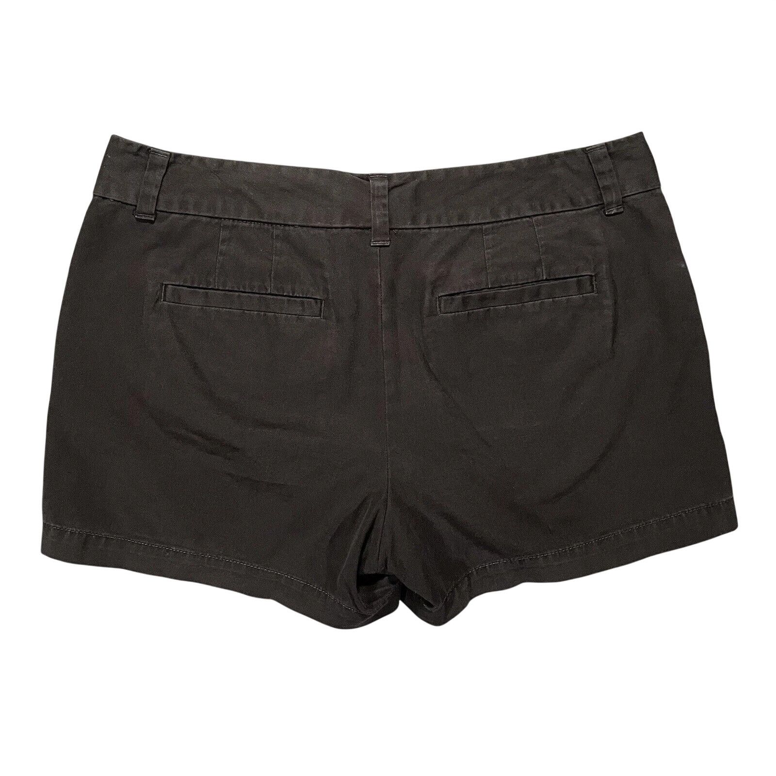 Loft Ann Taylor Loft Solid Black Chino Shorts Women's Size 4 Size 27" / US 4 / IT 40 - 1 Thumbnail