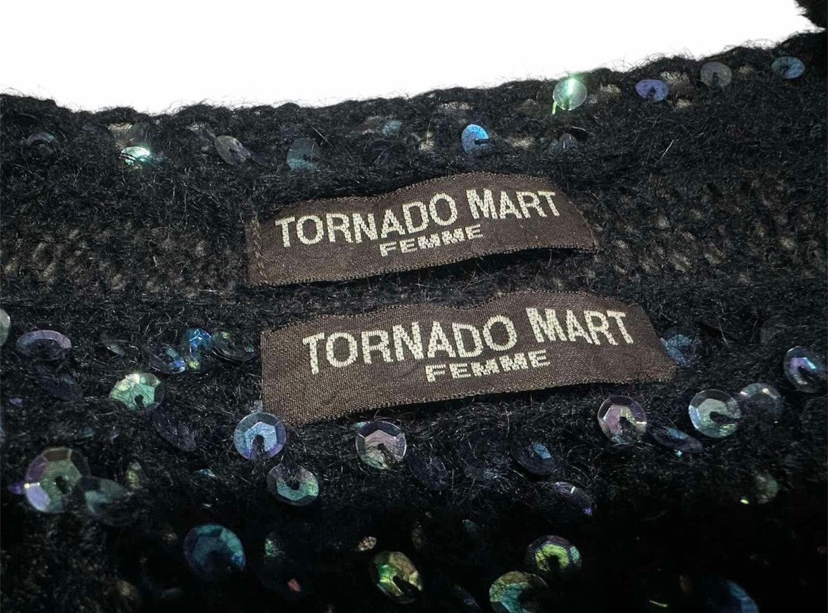 Hysteric Glamour × Japanese Brand × Tornado Mart 🔥Sick Y2K Tornado Mart Knit Cardigan Sequin & Camisole Set Size M / US 6-8 / IT 42-44 - 9 Thumbnail