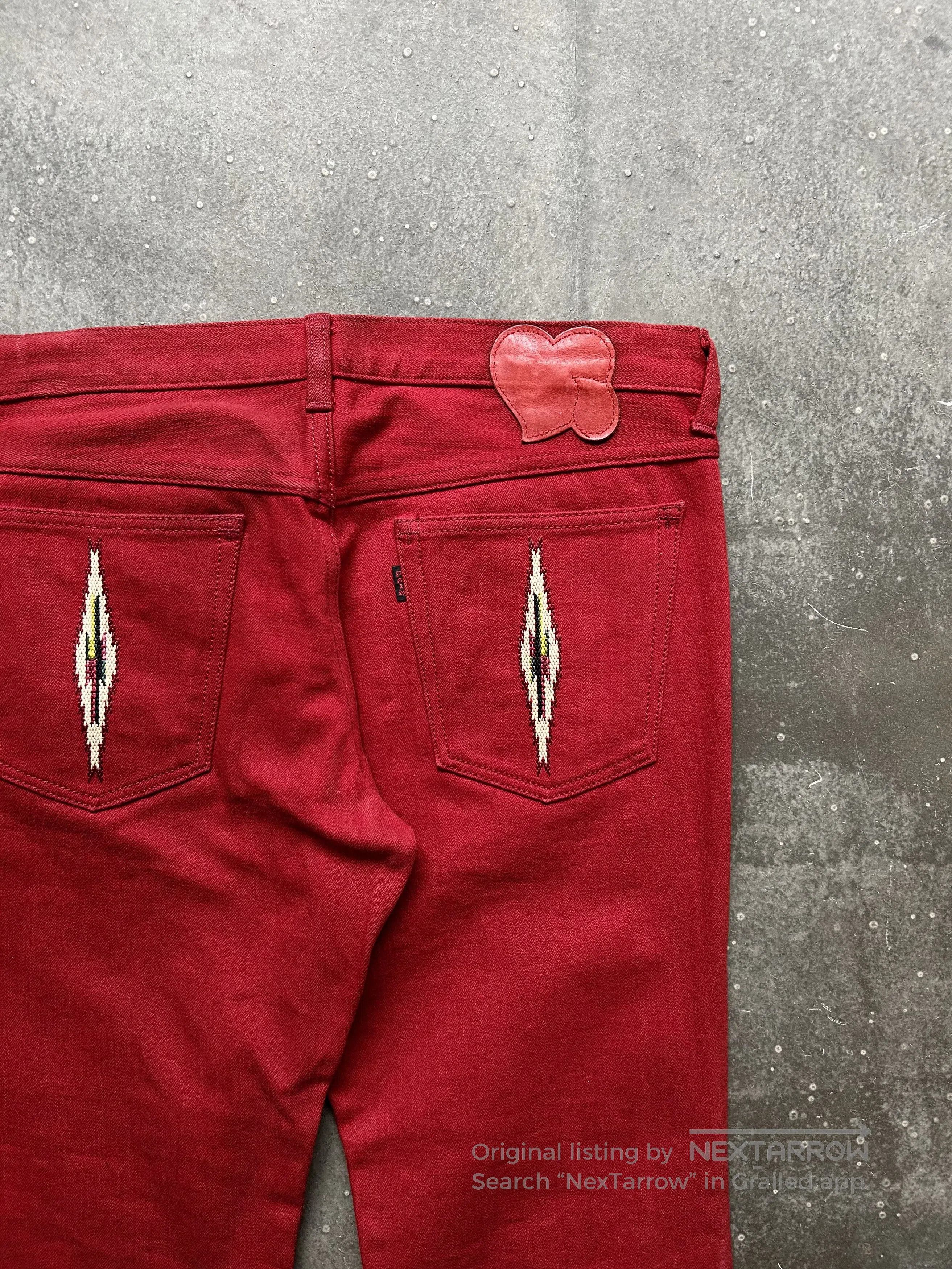 Number (N)ine red jeans pants. Size US 32 / EU 48 - 8 Thumbnail