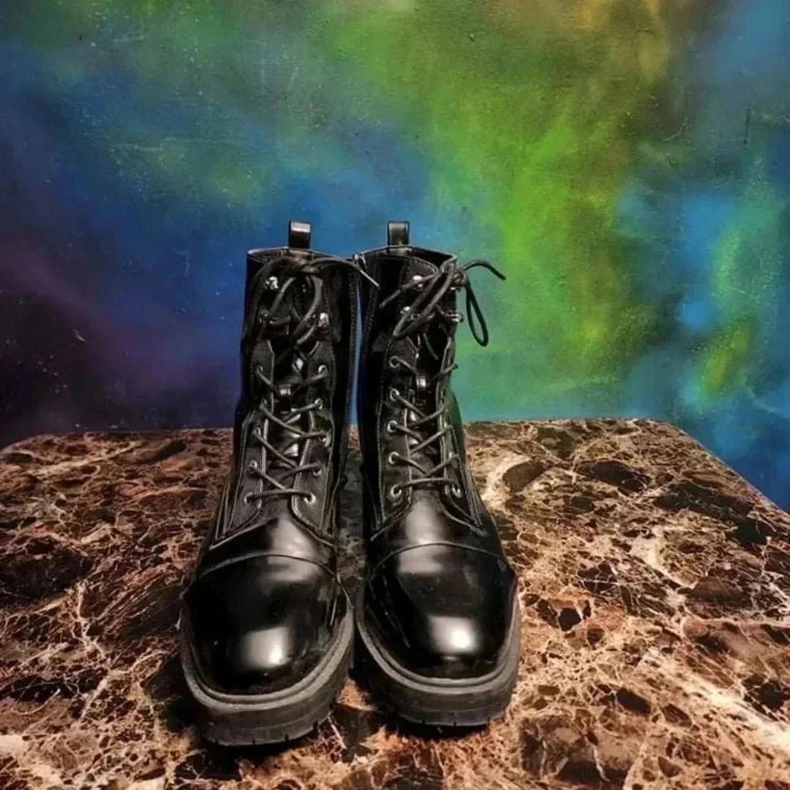 Designer Black boots Size US 8 / IT 38 - 2 Thumbnail