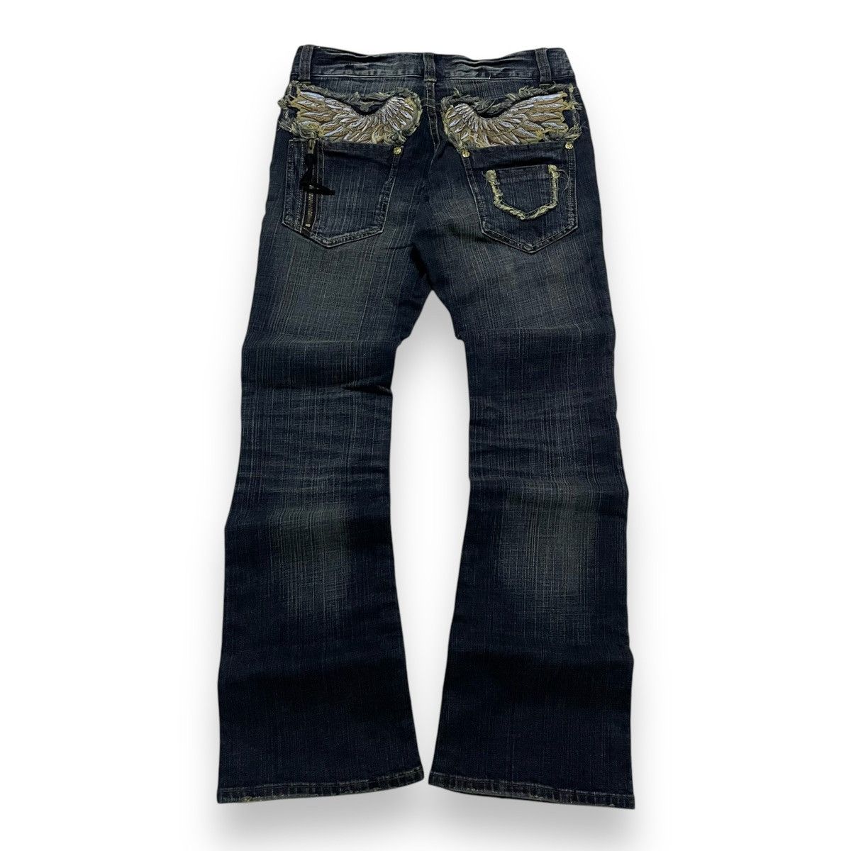 If Six Was Nine Rare Collection Loose Flared Y2K Acne Asid Wash Denim Size US 30 / EU 46 - 9 Thumbnail