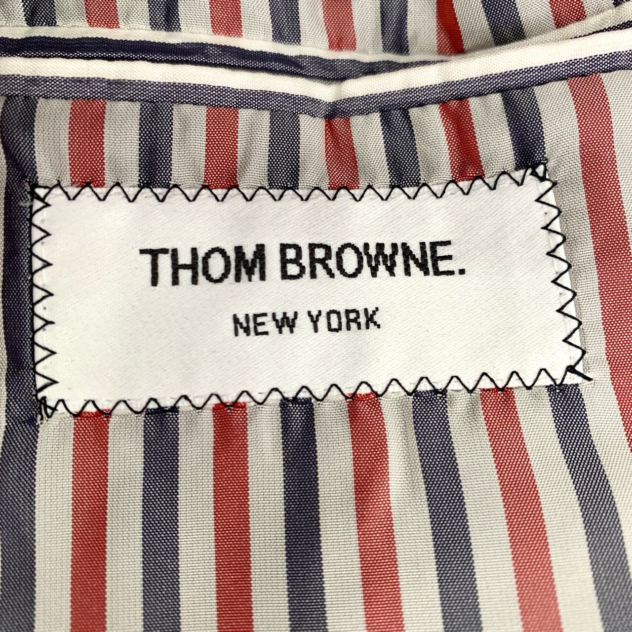 Thom Browne Thom Browne 3-Stripe Grey Floral Lapel Blazer Size US S / EU 44-46 / 1 - 5 Thumbnail