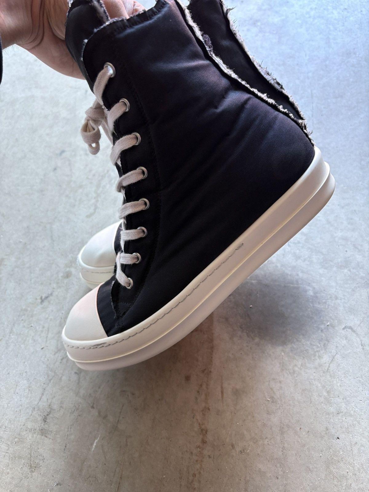 Rick Owens Drkshdw Rick Owens Ramone Black High Size US 8.5 / EU 41-42 - 5 Thumbnail
