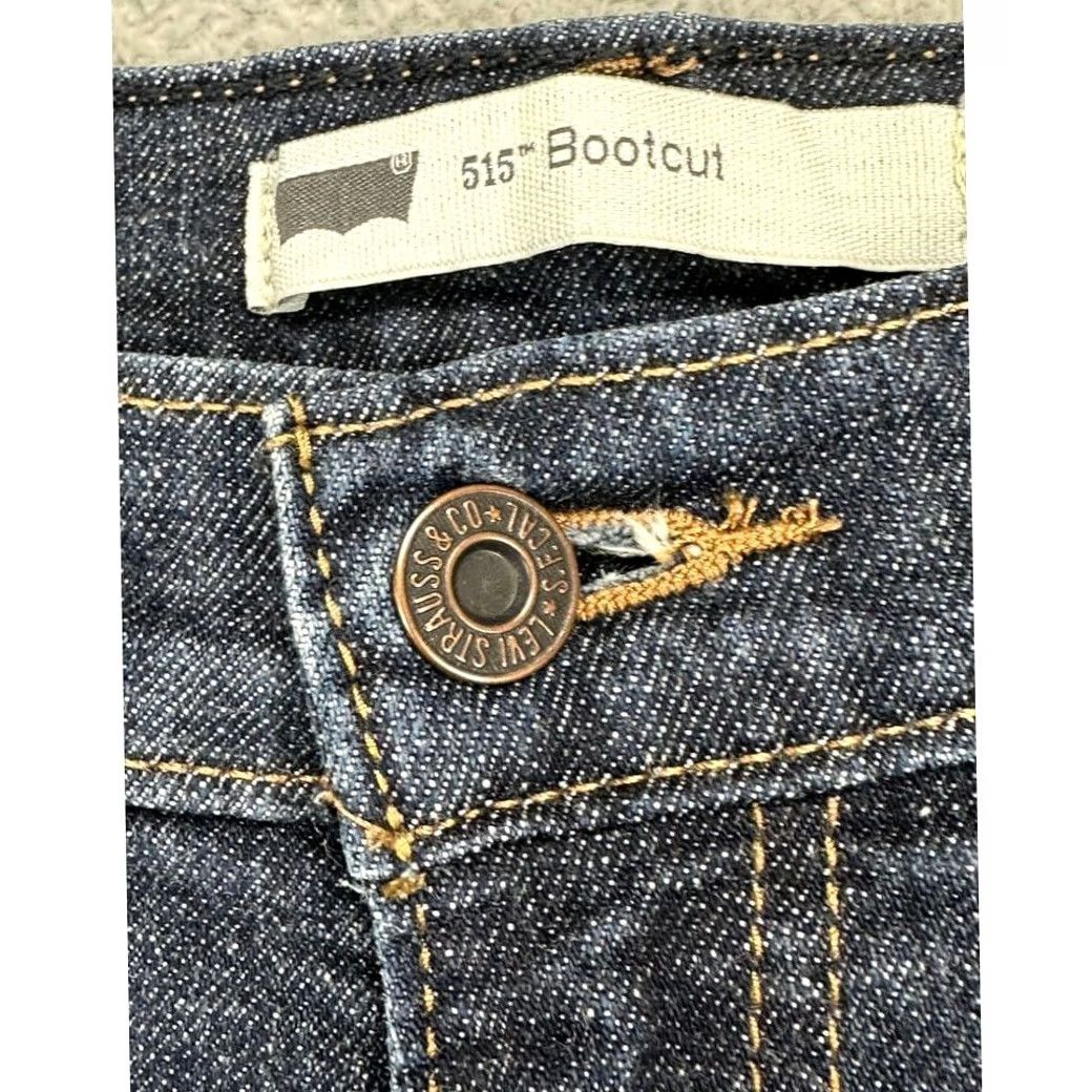 Levi's Levi's 515 Jeans Womens 12M Bootcut Denim Straight Red Tab Blue 32in 34in Inseam Rise High Size 34" / US 12 / IT 48 - 6 Thumbnail