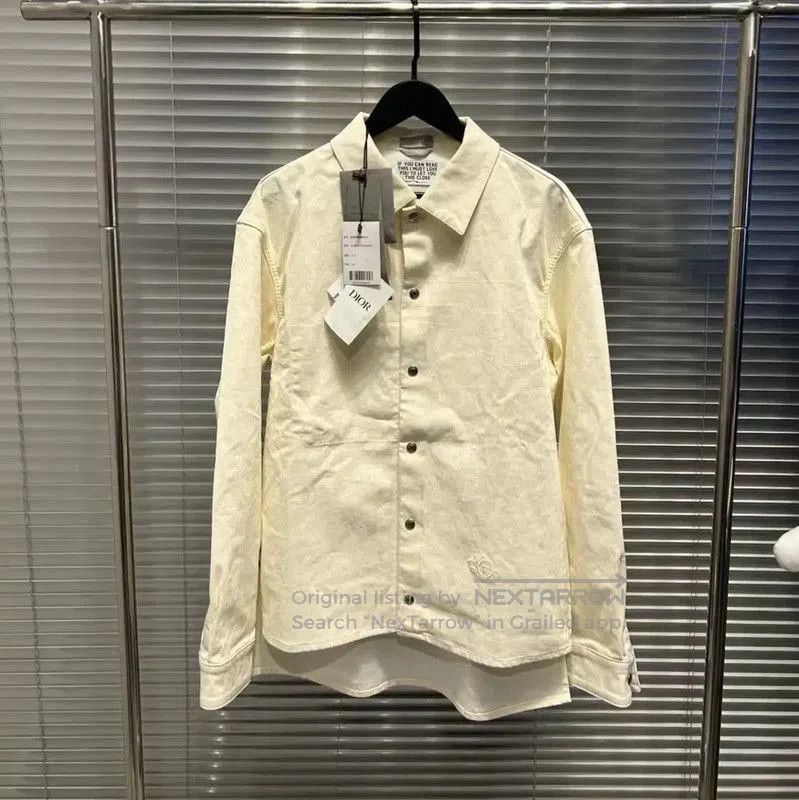 Dior Dior Men's Long Sleeve Embroidered Shirt . Size US S / EU 44-46 / 1 - 2 Thumbnail