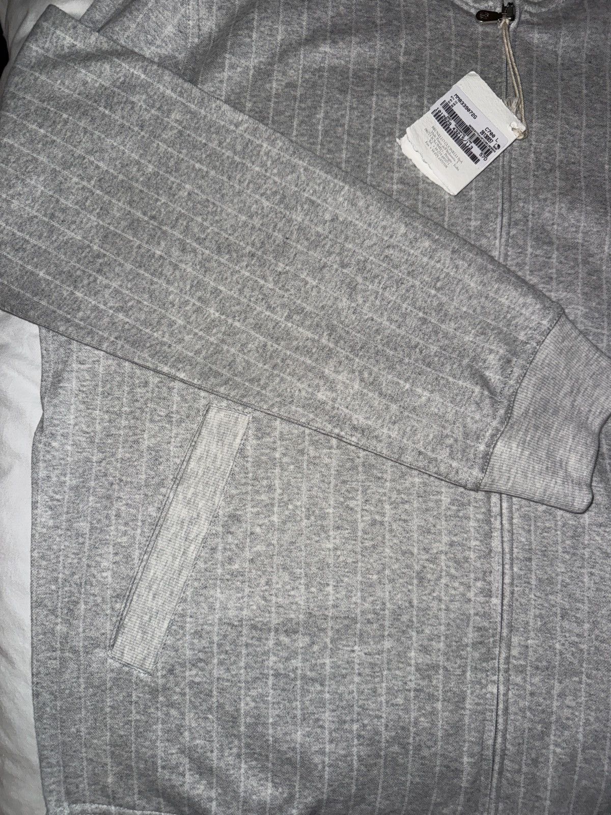 Brunello Cucinelli Brunello Cucinelli Zip-Up Sweater Hoodie Large Size US L / EU 52-54 / 3 - 3 Thumbnail