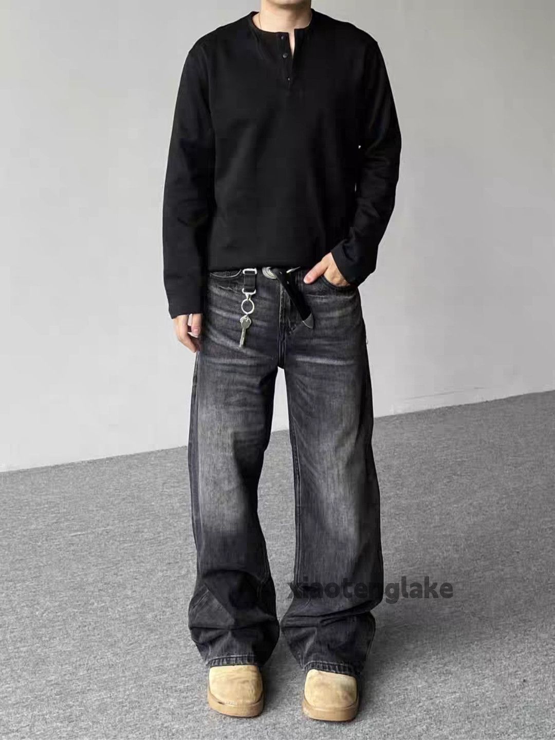 Vintage Washed faded cleanfit yuppie loose baggy jeans Size US 32 / EU 48 - 7 Thumbnail