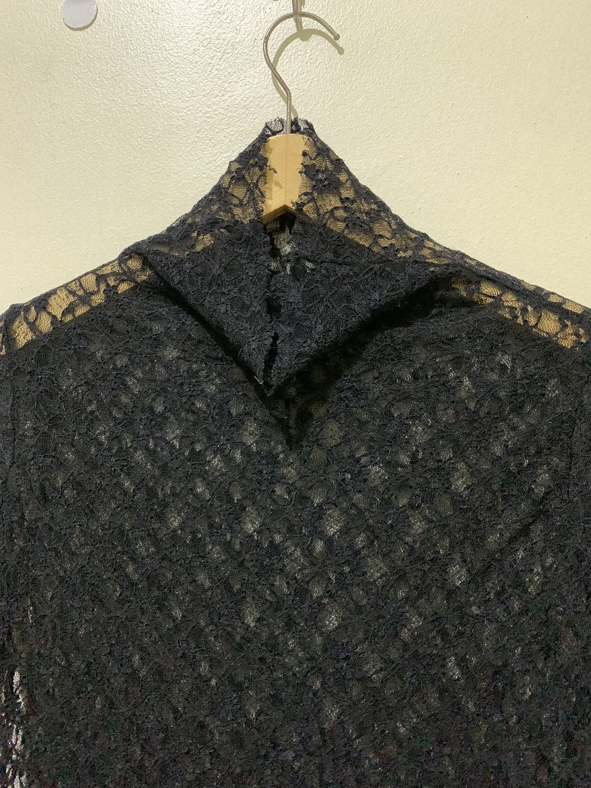 Beauty Beast 🌪️NEED GONE🌪️1990s Uknown Open Knited Mesh Black Punk Size US M / EU 48-50 / 2 - 4 Thumbnail
