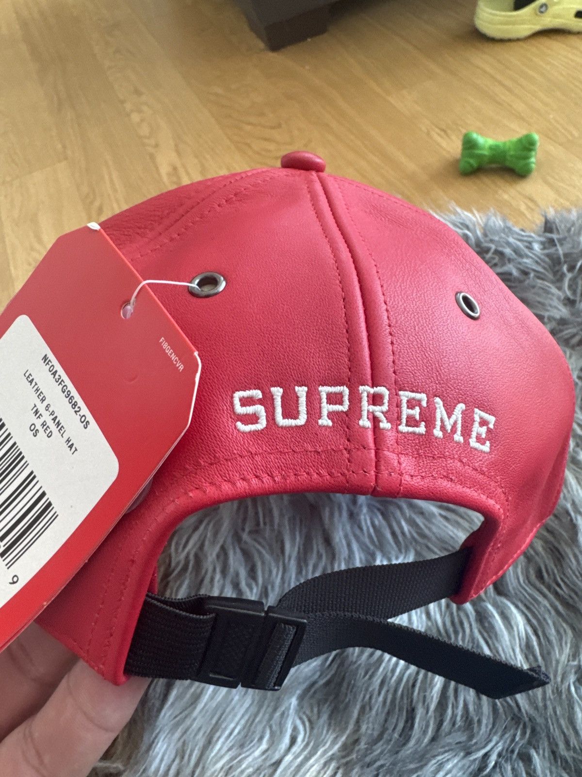 Supreme × The North Face leather north facw supreme cap 6