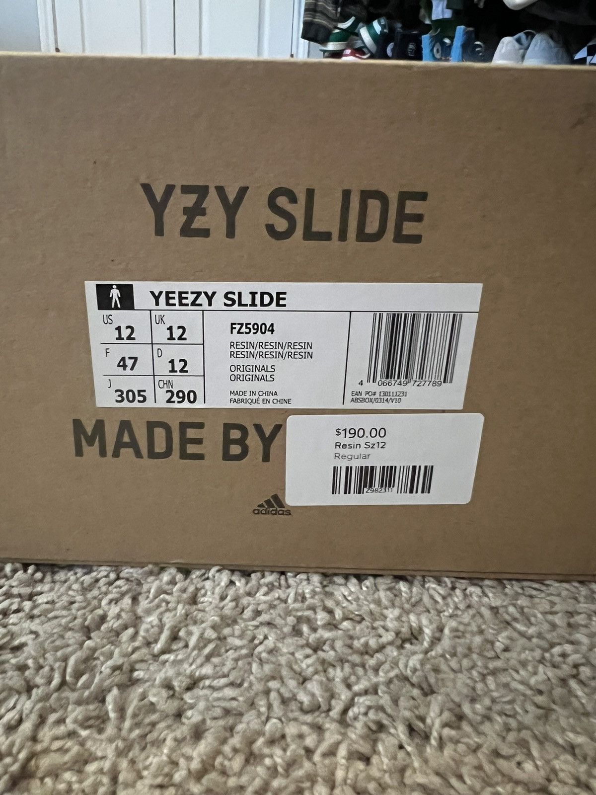 Yeezy Yeezy Slide Resin Size US 12 / EU 45 - 6 Thumbnail