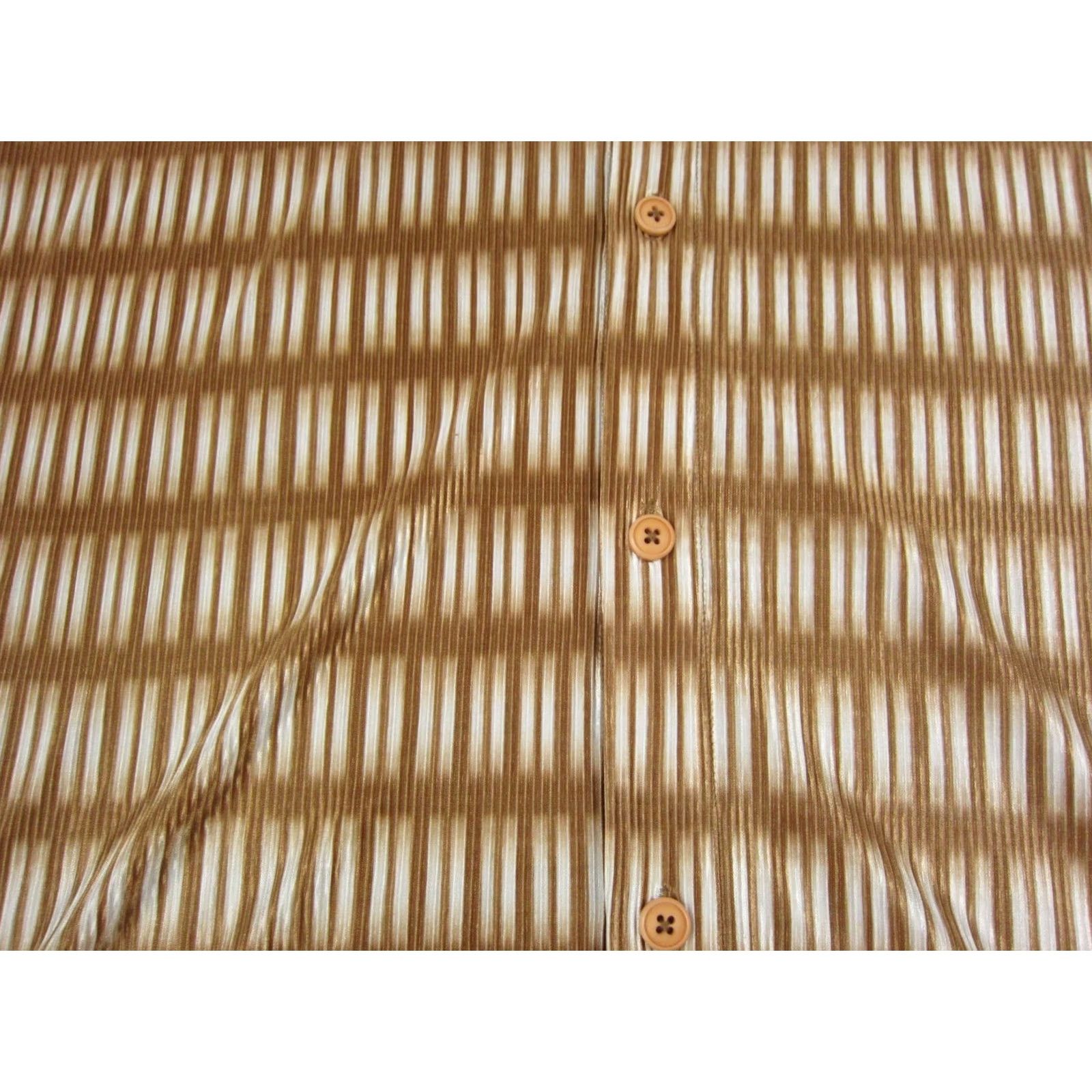 Vintage Damante Shirt XL Brown 90s Vintage Geometric Button-Up Mens Short Sleeve Collared Size US XL / EU 56 / 4 - 6 Thumbnail