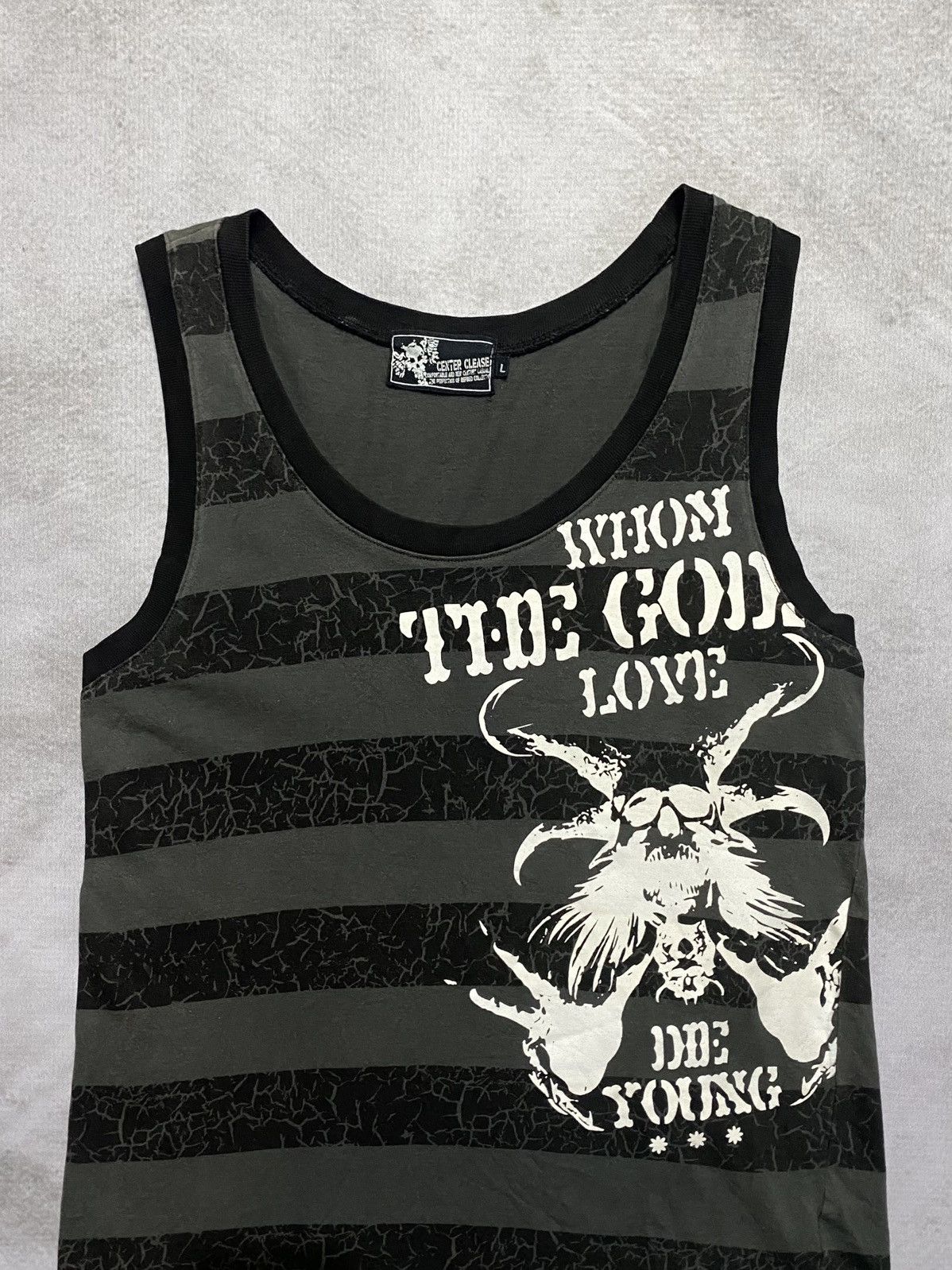 Japanese Brand Center Clease Grunge Tank Top Size US L / EU 52-54 / 3 - 5 Thumbnail