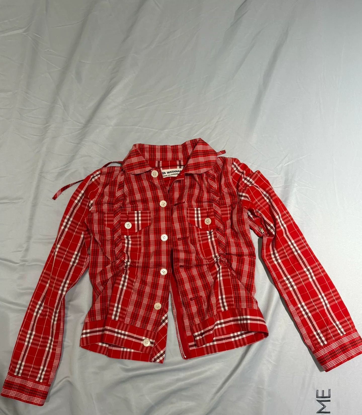 Junya Watanabe junya Watanabe red plaid zip jacket Size US M / EU 48-50 / 2 - 1 Thumbnail