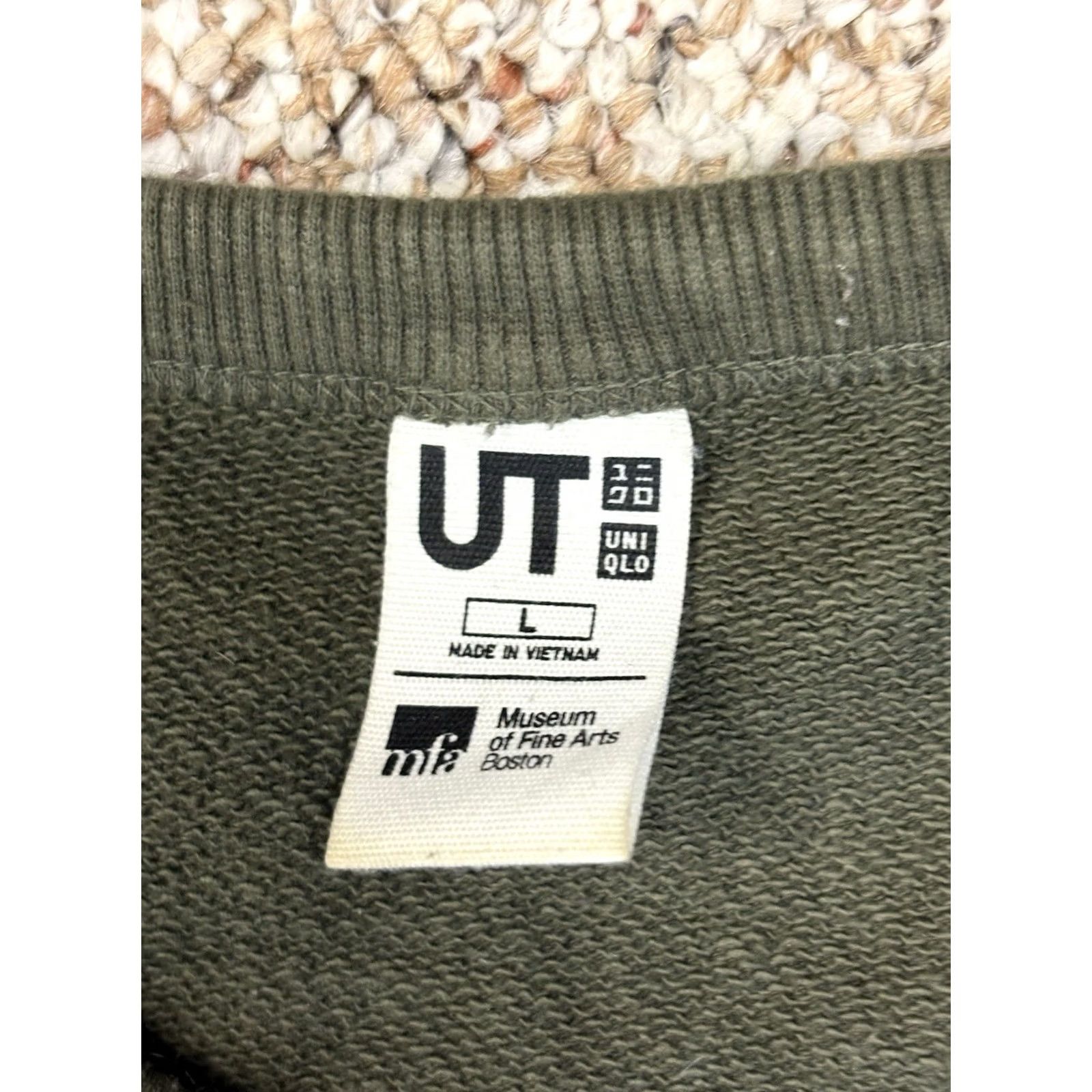 Uniqlo Uniqlo UT Museum of Fine Arts Boston Crewneck Sweatshirt Green L Mens pullover Art Size Large Size US L / EU 52-54 / 3 - 5 Thumbnail