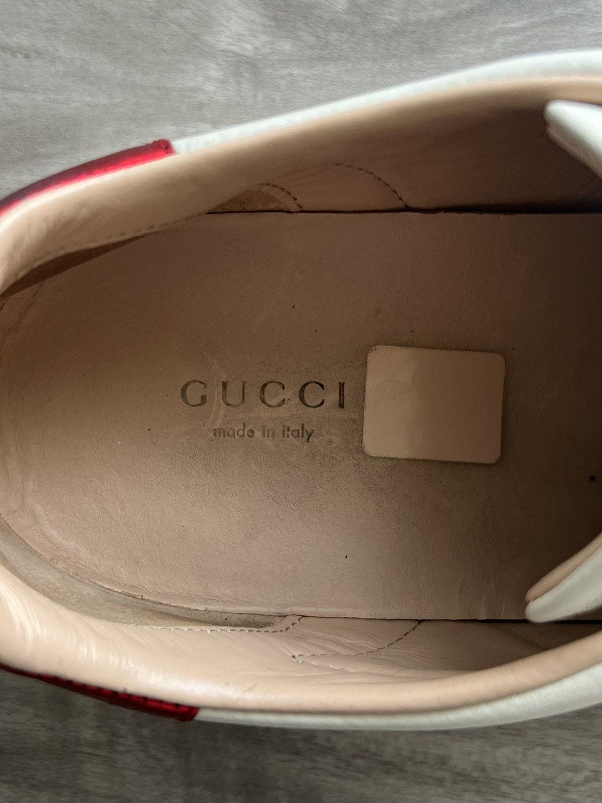 Gucci Gucci Ace Stripe Ivory Size 10 Women’s/ 8.5 Mens Size US 10 / IT 40 - 8 Thumbnail