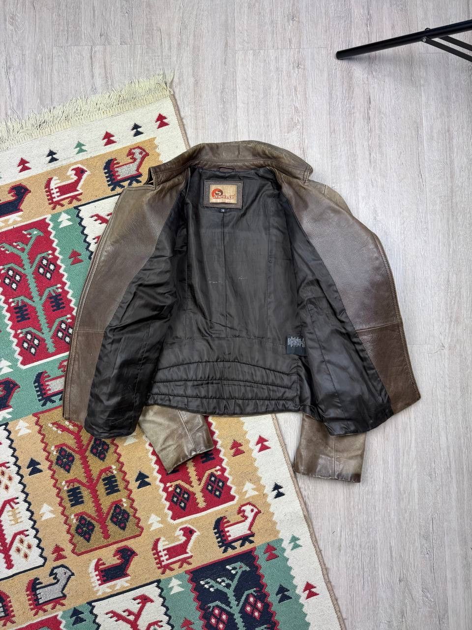 Vintage RARE Vintage Avantgarde Leather Jacket Size S / US 4 / IT 40 - 4 Thumbnail