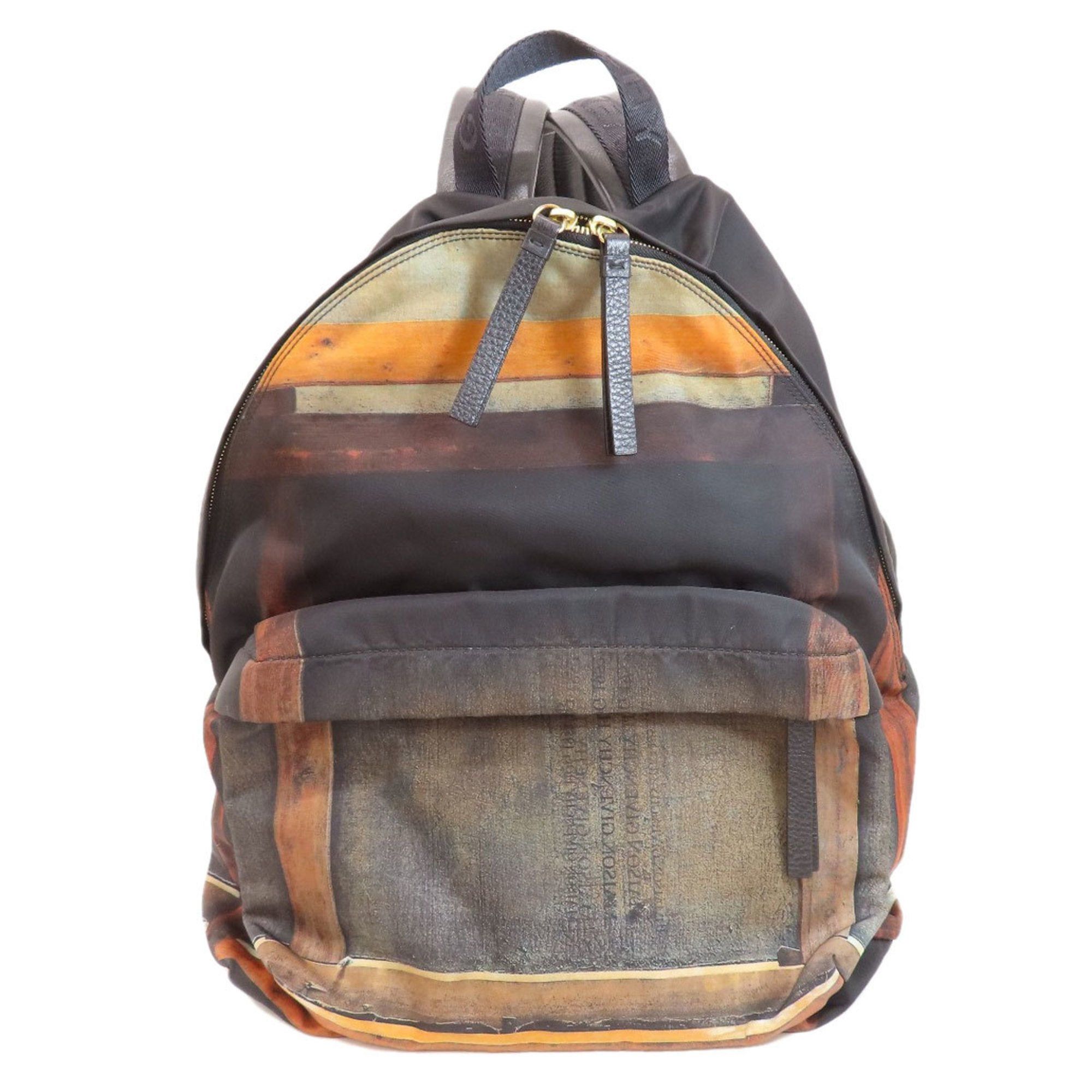 image of Givenchy Print Backpack/daypack Nylon Material Women's in Black