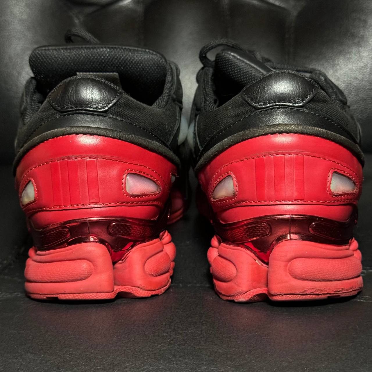 Adidas × Raf Simons 8,5us Adidas Raf Simons Ozweego Scarlet Sneakers Size US 8.5 / EU 41-42 - 2 Thumbnail