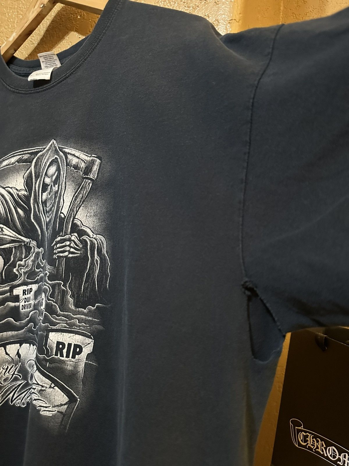 Vintage thrashed faded Every 15 Minutes Grim Reaper tee Size US XL / EU 56 / 4 - 4 Thumbnail