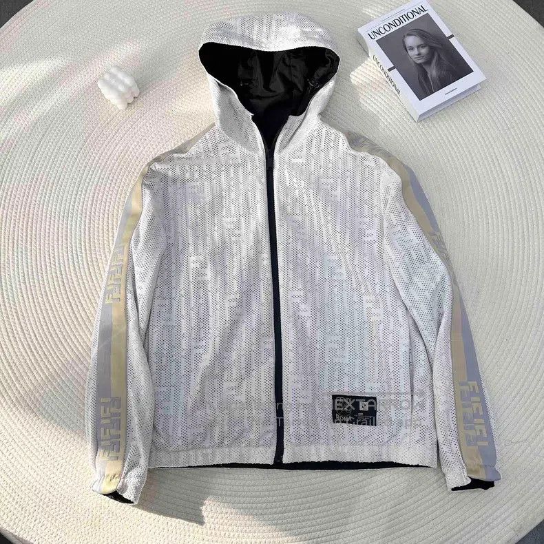Fendi Fendi Double Sided Functional Windproof Hooded Jacket Size US L / EU 52-54 / 3 - 1 Thumbnail