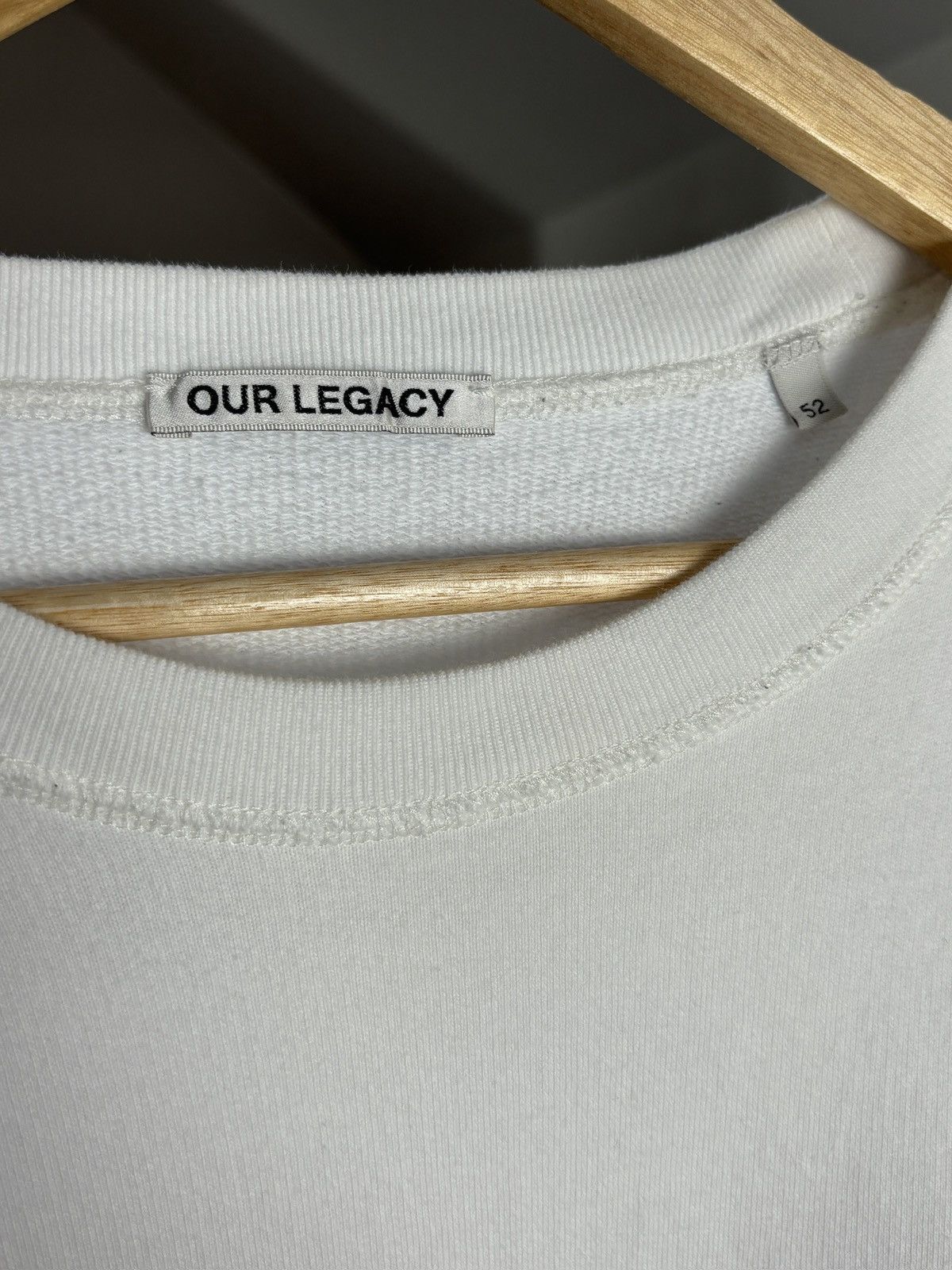 Our Legacy Our Legacy Patch Sweat Boxy Sweatshirt Satin Size US L / EU 52-54 / 3 - 3 Thumbnail
