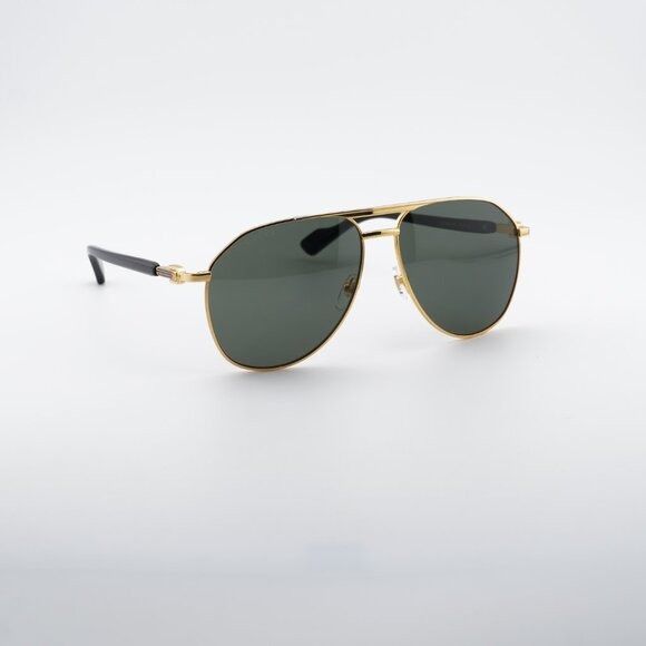 Gucci Gucci GG1220S 001 Sunglasses Gold/Black Aviator Frame Size ONE SIZE - 10 Thumbnail
