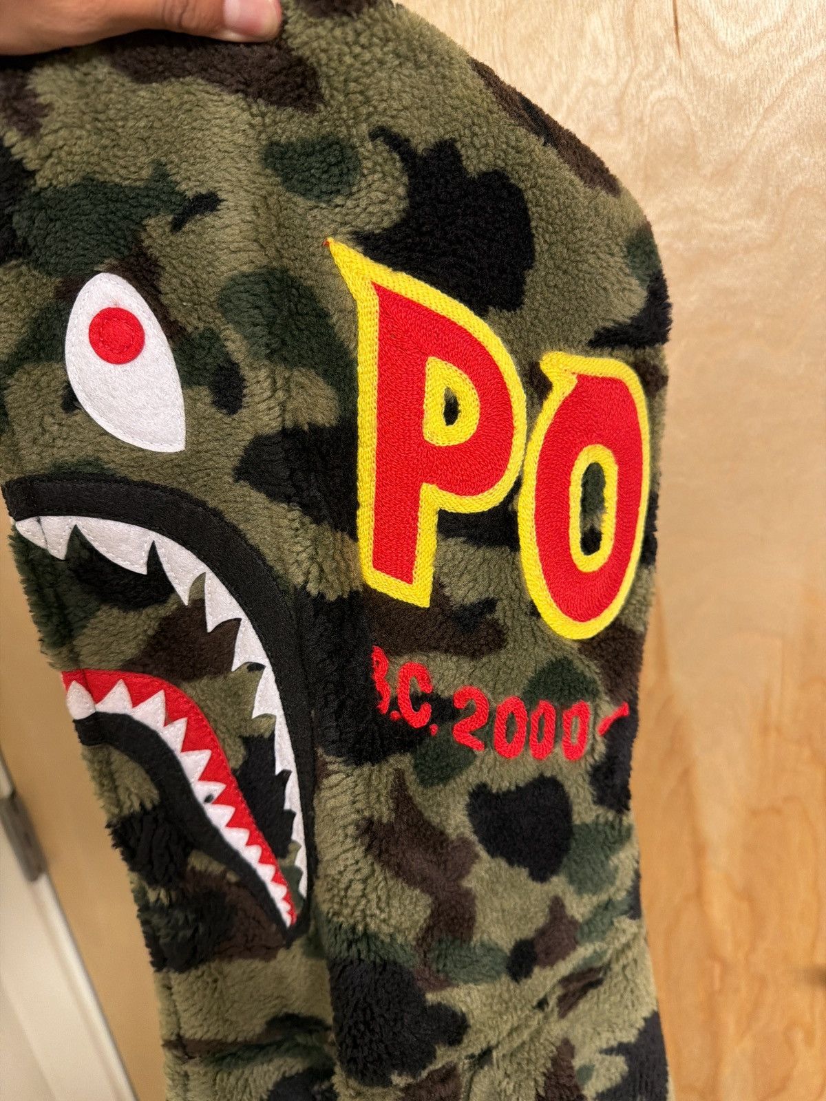 Bape Bape Camo Fleece Zip Up Size US L / EU 52-54 / 3 - 3 Thumbnail