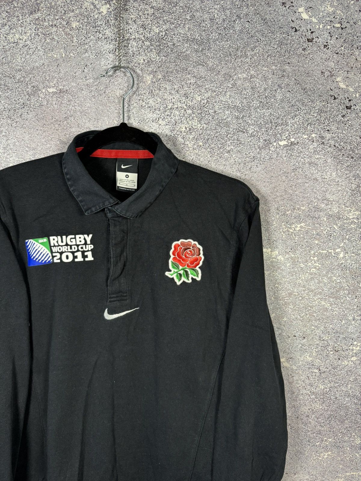 Nike England Nike Rugby World Cup 2011 Jersey Men’s Black Small Size US S / EU 44-46 / 1 - 2 Thumbnail